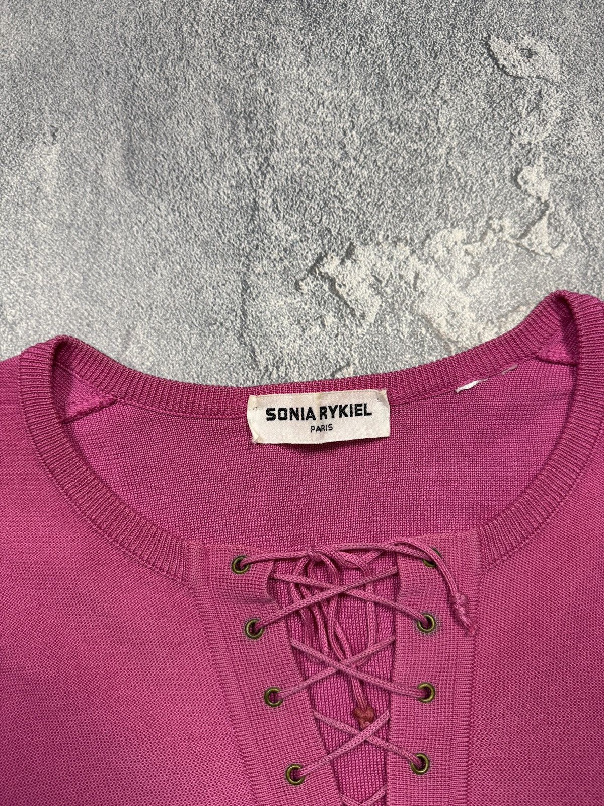 Sonia Rykiel Rare Sonia Rykiel Cotton Sweater Designer Y2K Size S / US 4 / IT 40 - 7 Thumbnail