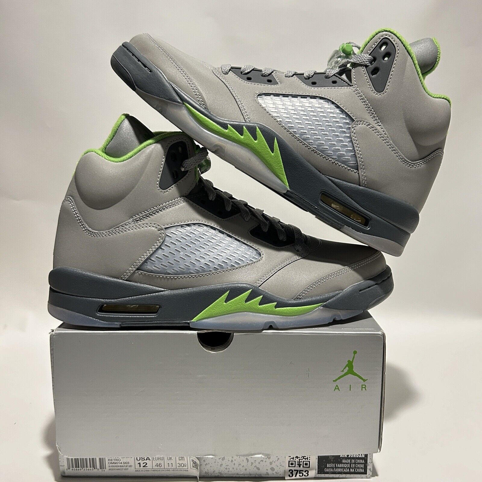 Nike Nike Air Jordan 5 Retro “Green Bean” 2024 Size US 12 / EU 45 - 1 Thumbnail