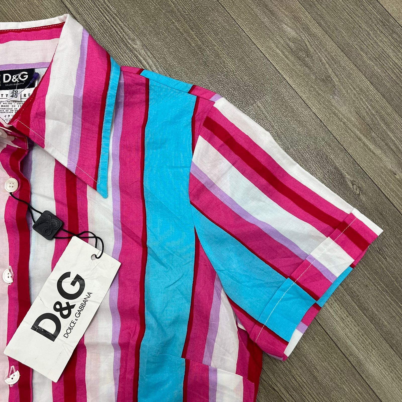 Designer × Dolce & Gabbana Dolce Gabbana Blouses Stripe Shirt Size S / US 4 / IT 40 - 4 Thumbnail