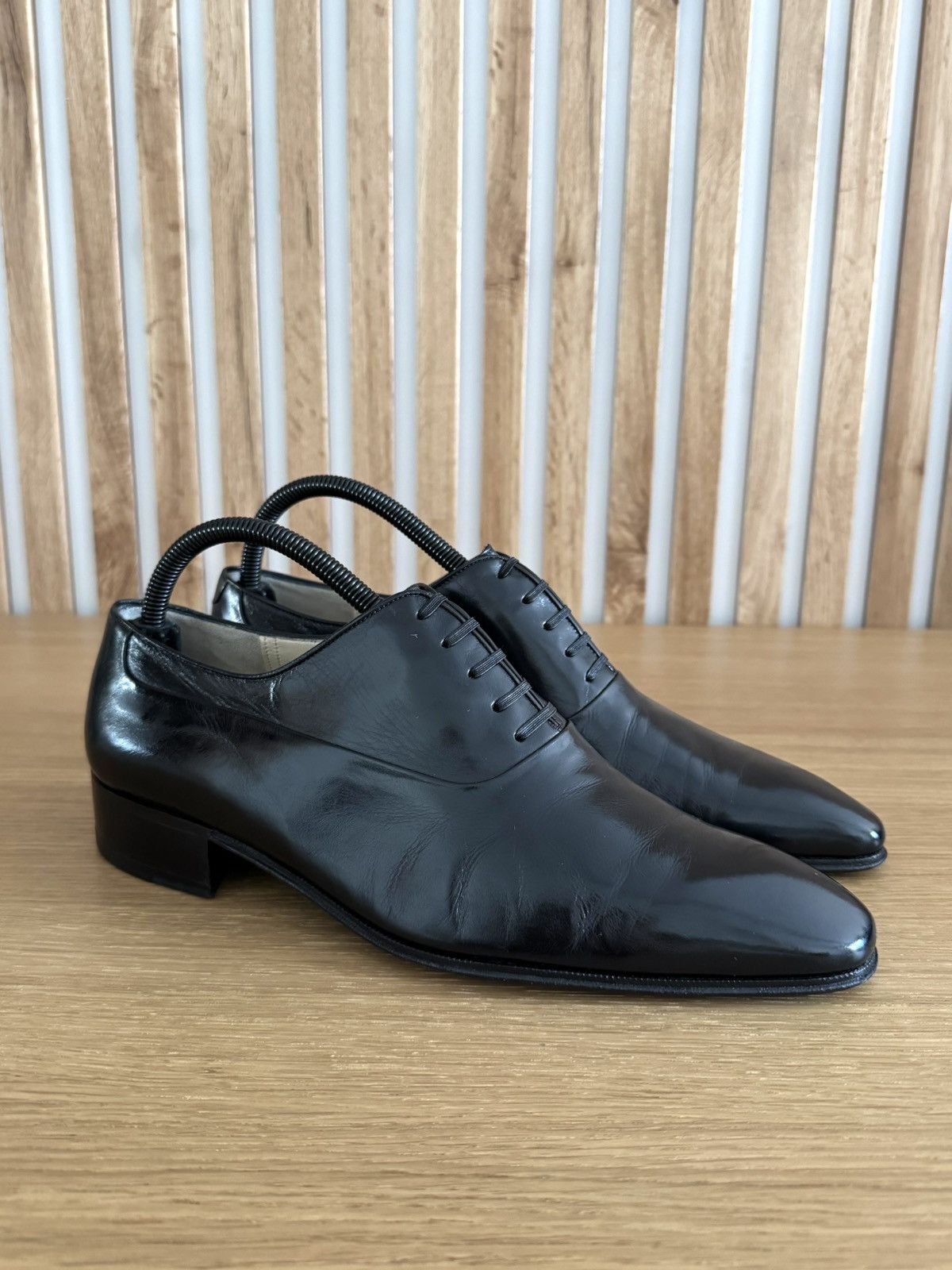 Artioli Artioli for Carvil Pour Monsieur Paris Black Oxford Shoes Size US 8 / EU 41 - 1 Thumbnail