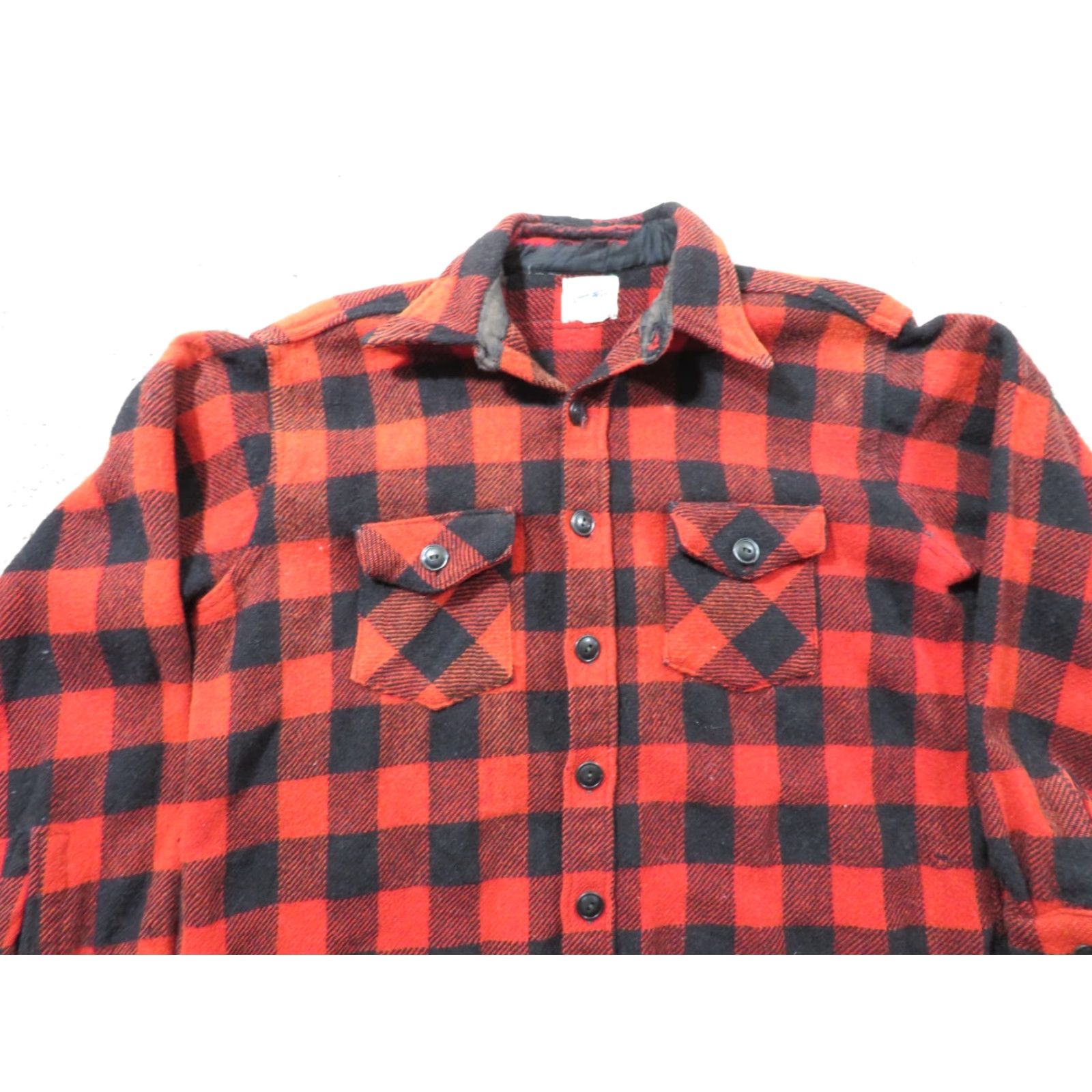 Vintage VINTAGE Frost Proof Shirt Mens 1970s Red Plaid Button-Down Flannel Long Sleeve Pocket Cotton Size US M / EU 48-50 / 2 - 3 Thumbnail