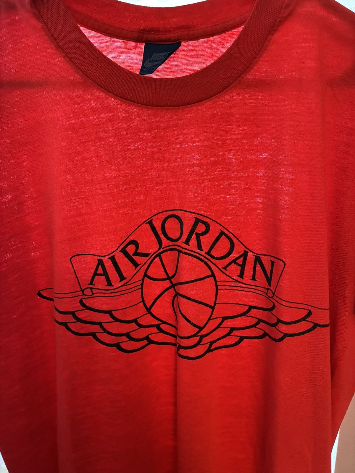 Nike Vintage 1985 Air Jordan Wings Nike tee Size US L / EU 52-54 / 3 - 5 Thumbnail