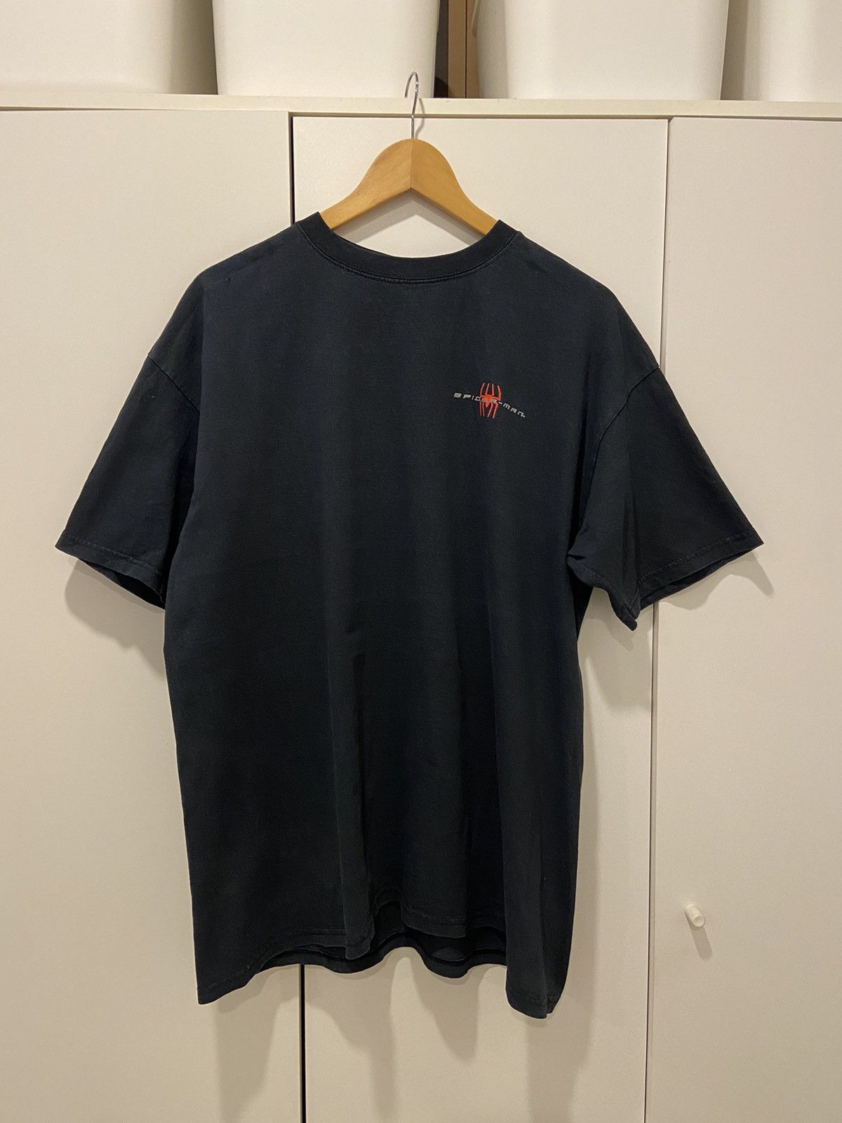 Anvil 2002 VINTAGE SPIDER-MAN T-SHIRT Size US XL / EU 56 / 4 - 7 Thumbnail