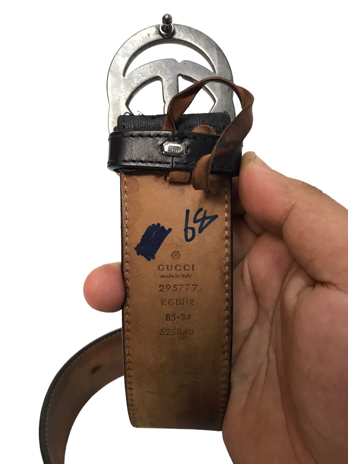 Gucci GG Gucci GG Black Belt 295777 Size ONE SIZE - 3 Thumbnail