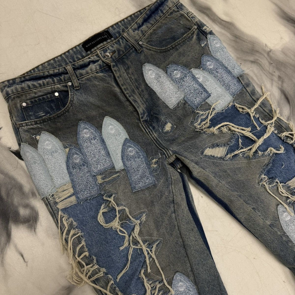 Who Decides War Who Decides War Blowout Arches Denim Blue Size US 36 / EU 52 - 3 Thumbnail