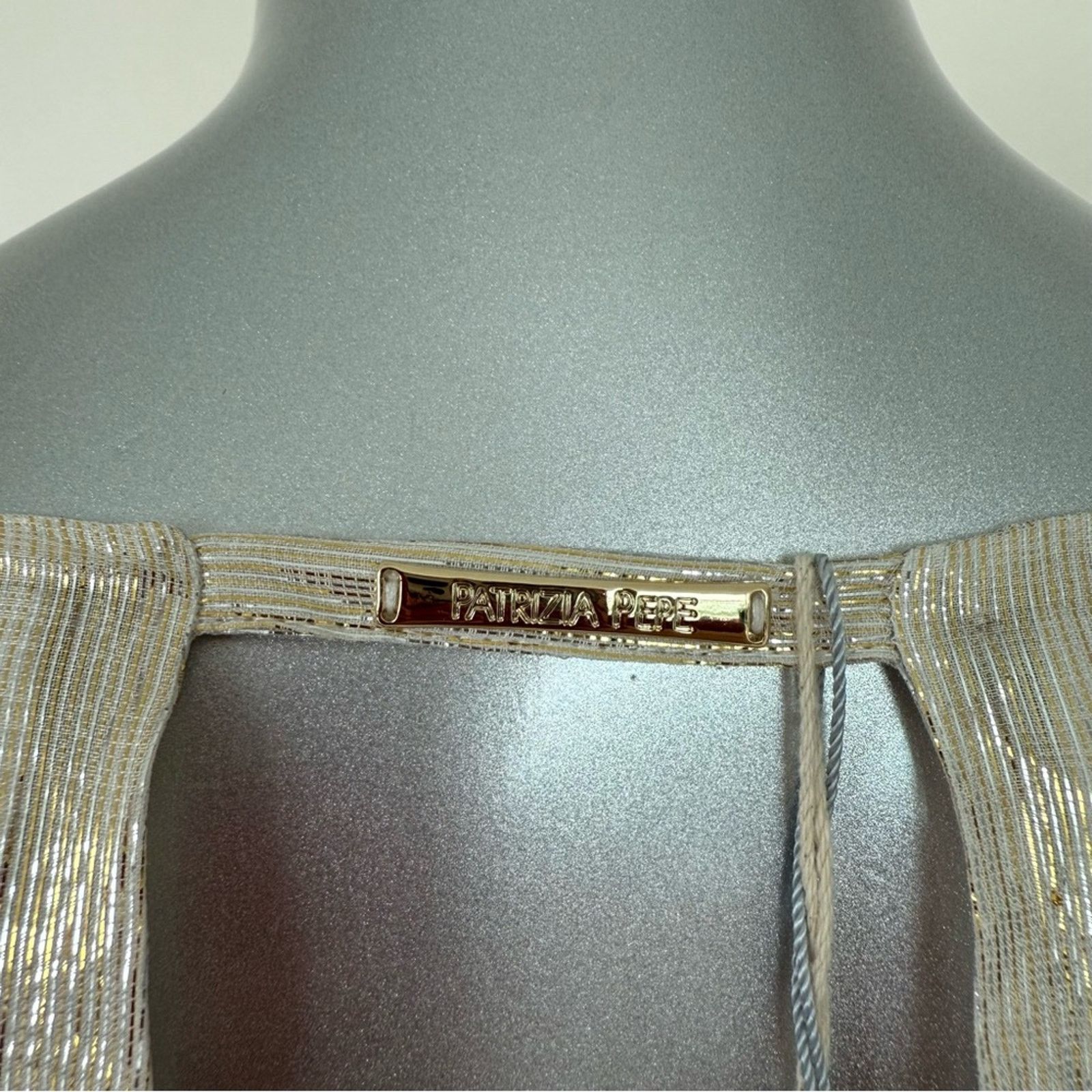 Patrizia Pepe NWT Patrizia Pepe women long sheer dress size 40IT or S 569$ Size S / US 4 / IT 40 - 10 Thumbnail