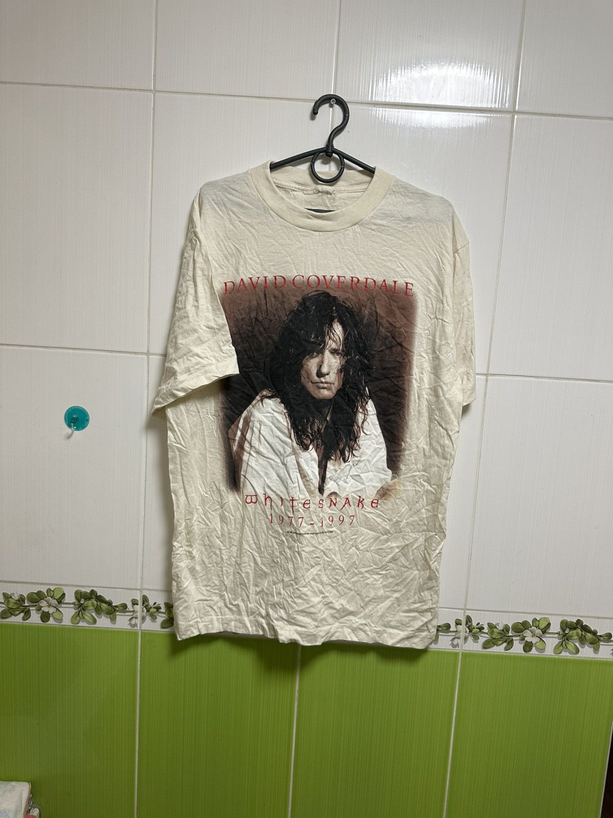 Vintage Vintage 90s David Coverdale “ Whitesnakes Tour 1997 Size US XL / EU 56 / 4 - 1 Thumbnail