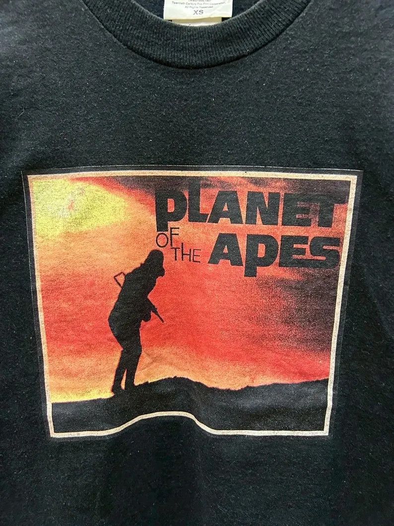Vintage Vintage 1998 Planet Of The Apes Movie tshirt size XS Size US XS / EU 42 / 0 - 3 Thumbnail