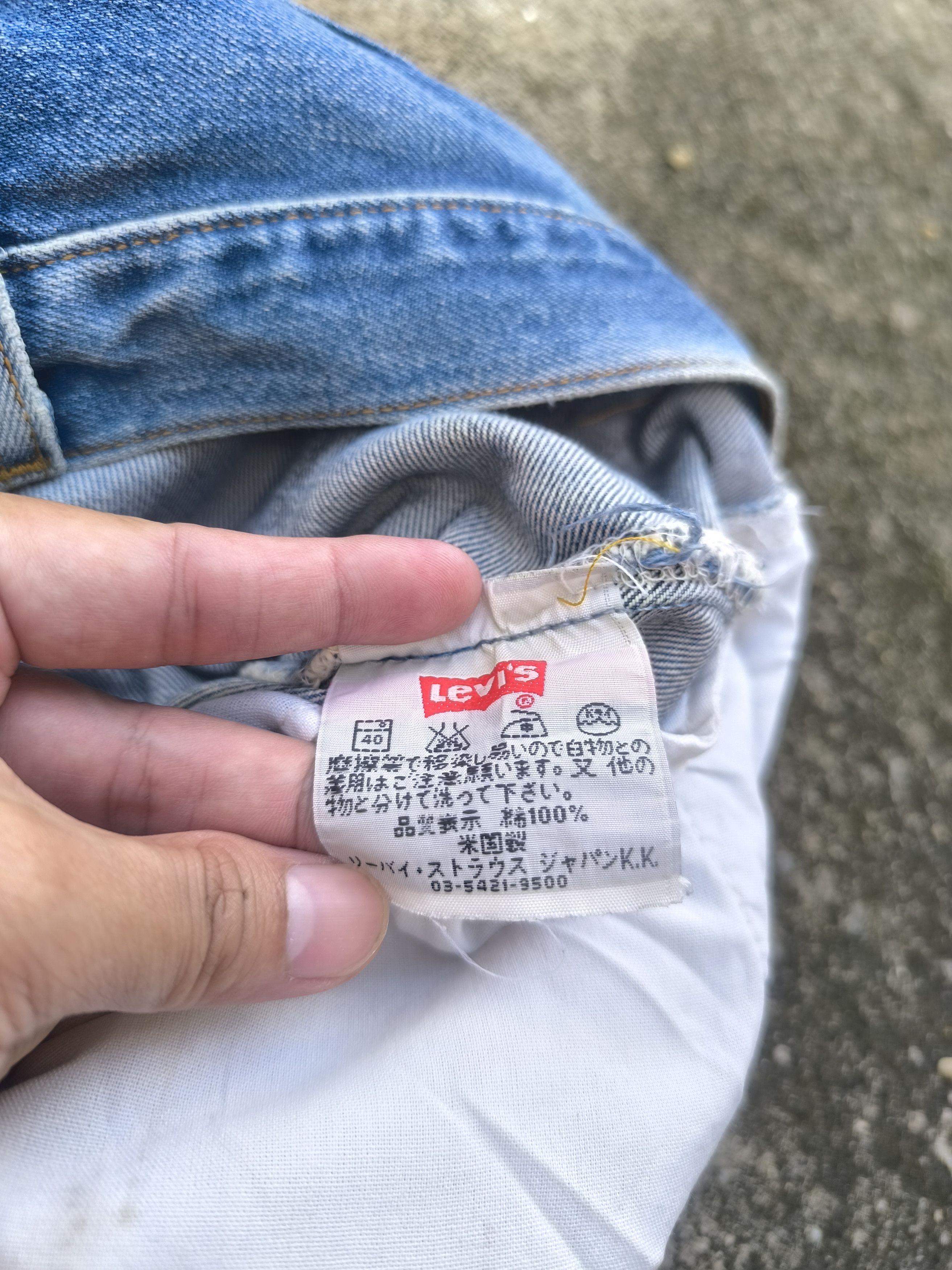 Levi's × Vintage 90s VINTAGE LEVIS 501 made in USA Size US 34 / EU 50 - 6 Thumbnail