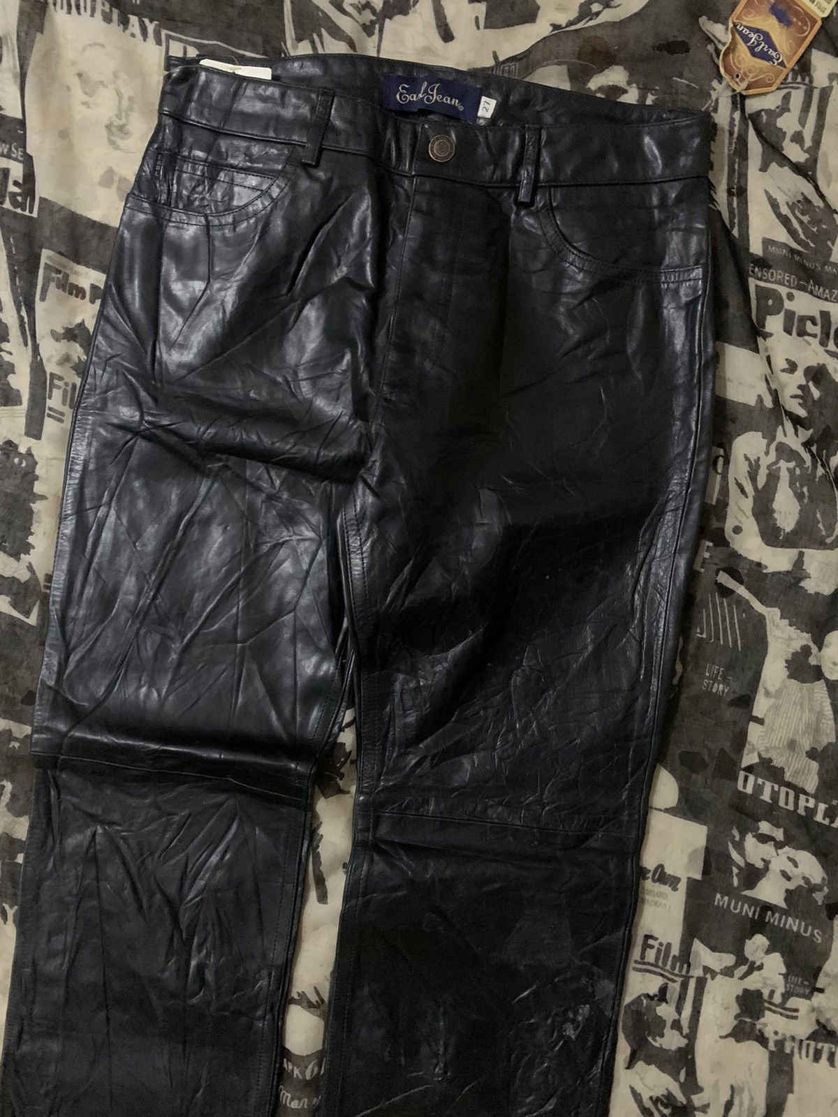 Earl Jeans 💥Avant Garde Earl Jean Leather Pant Size 27" / US 4 / IT 40 - 2 Thumbnail