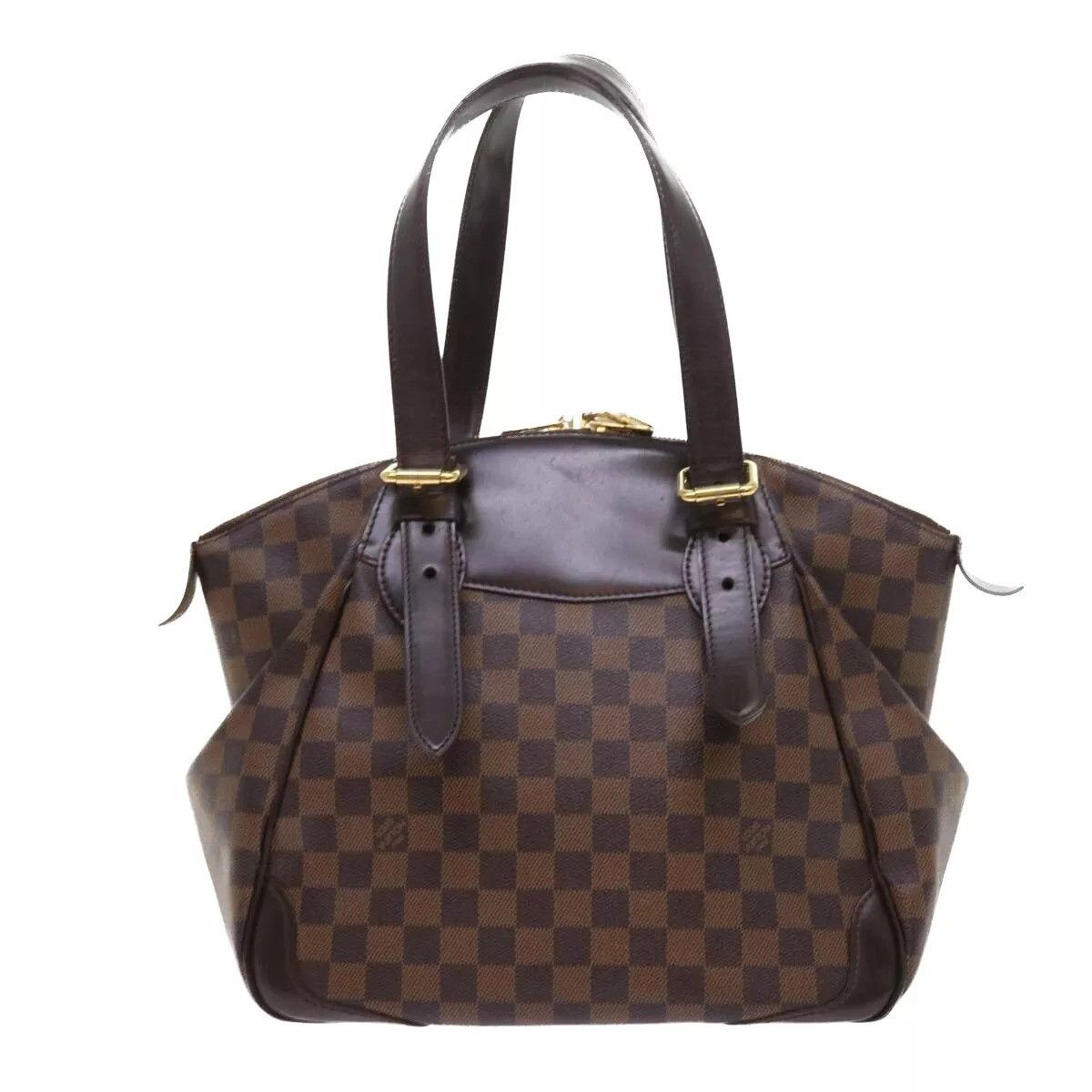 Louis Vuitton LOUIS VUITTON Damier Ebene Verona MM Shoulder Bag Size ONE SIZE - 1 Thumbnail