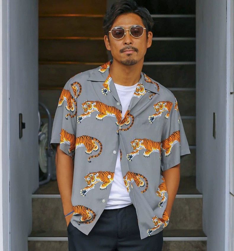 Wacko maria New tim lehi shirt 21ss Short Sleeve Shirt Tig