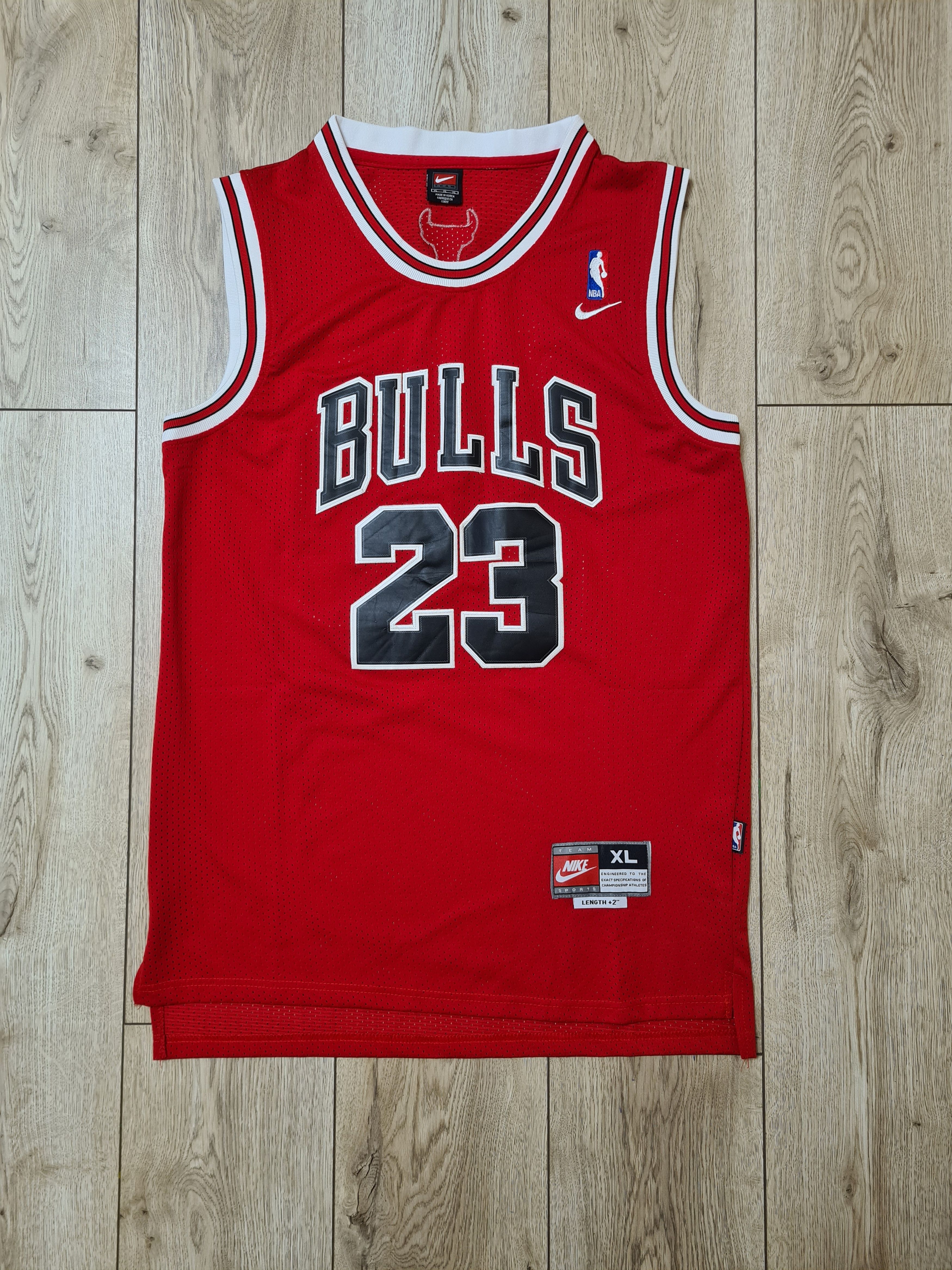 CHICAGO BULLS NIKE VINTAGE JORDAN JERSEY BASKETBALL SHIRT