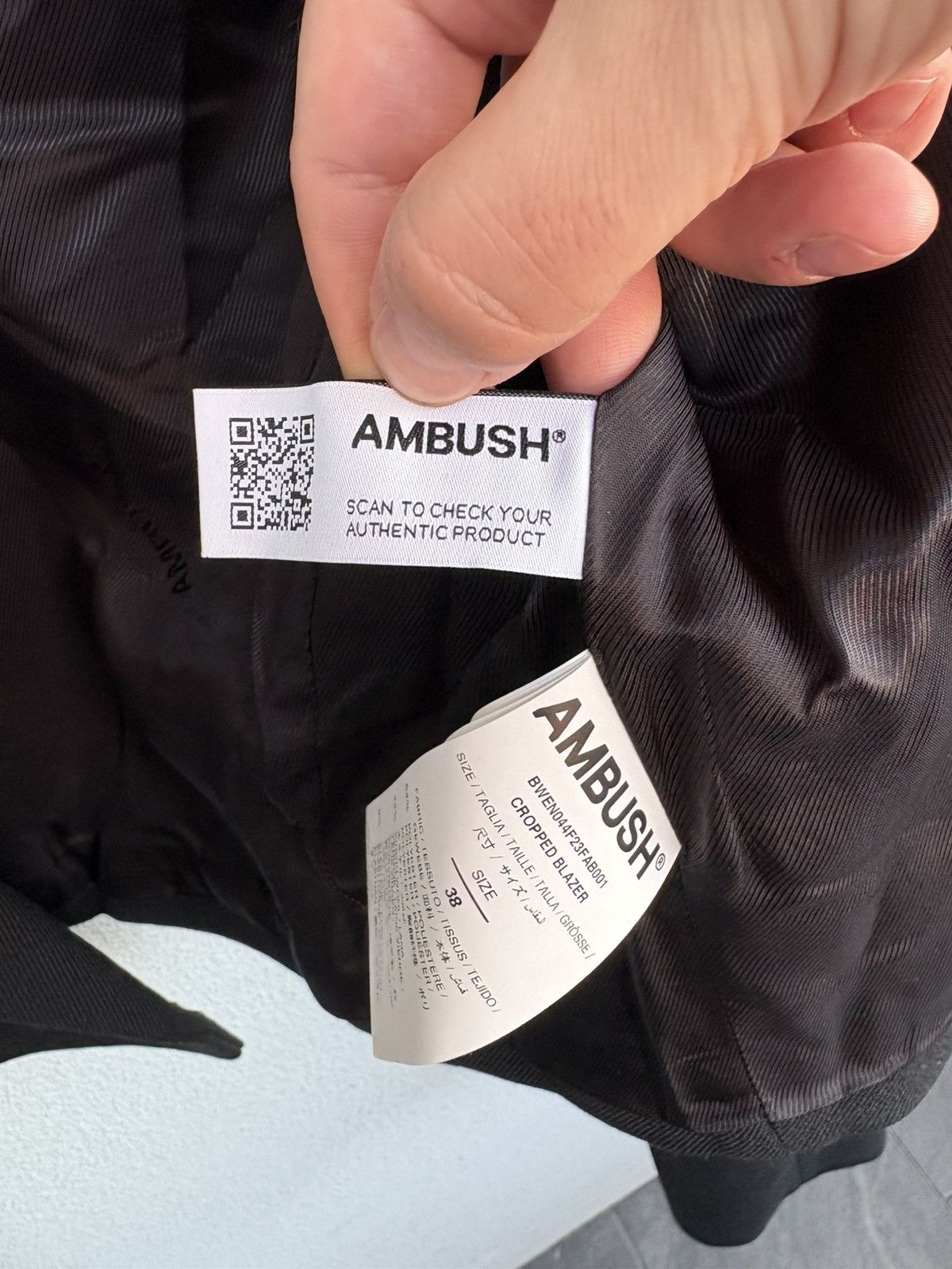 Ambush Design Ambush virgin wool oversized cropped blazer Size XS / US 0-2 / IT 36-38 - 8 Thumbnail