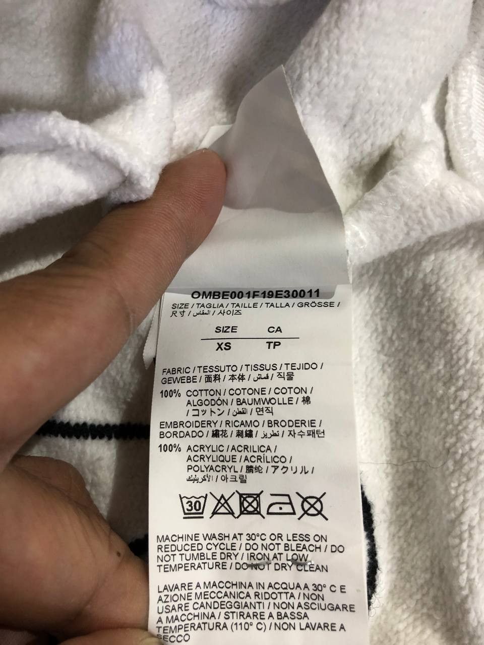 Off-White Off-White Abstract arrows zip-up hoodie Size US M / EU 48-50 / 2 - 9 Thumbnail