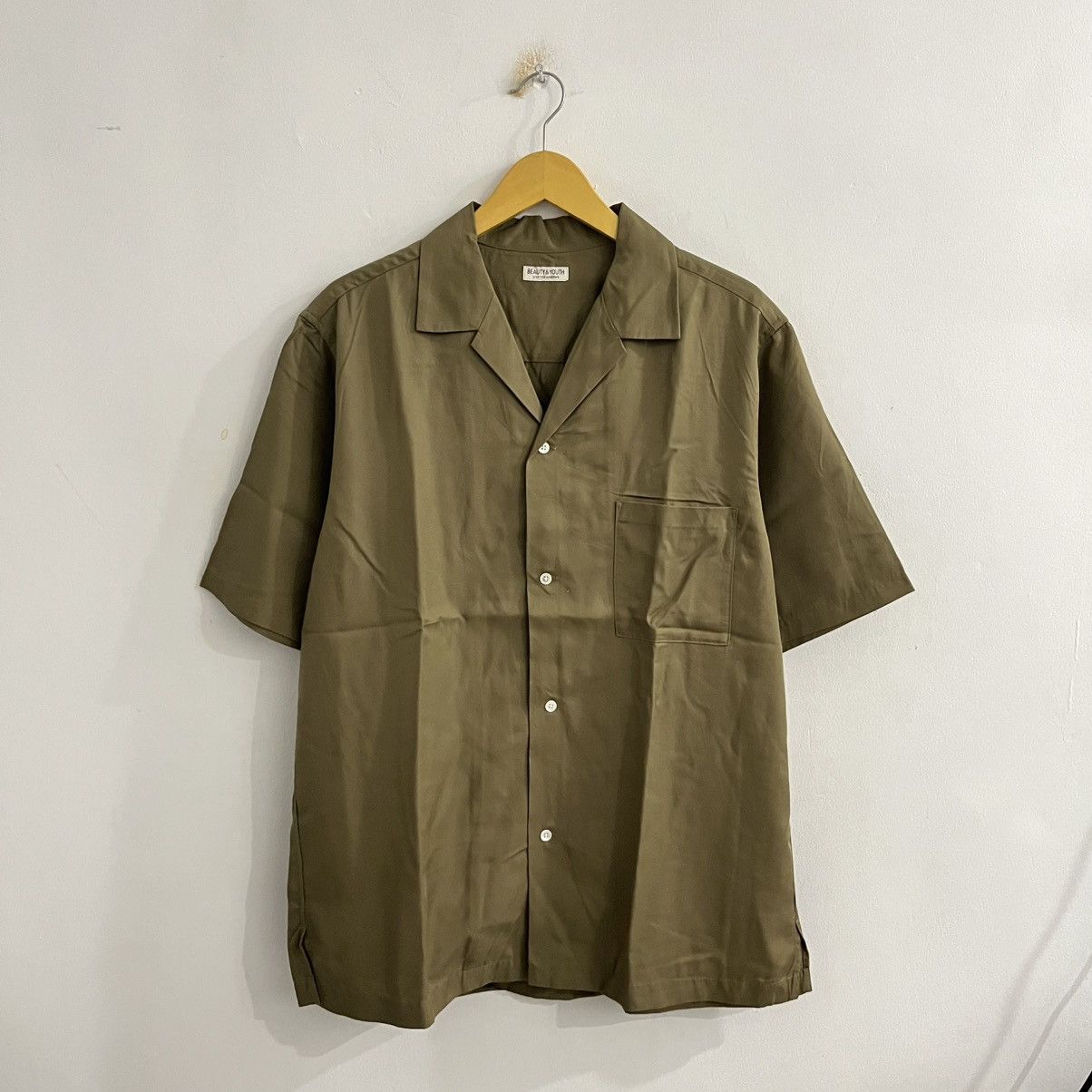 Japanese Brand United Arrows - Campcollar Button Up Shirt Size US XL / EU 56 / 4 - 1 Thumbnail