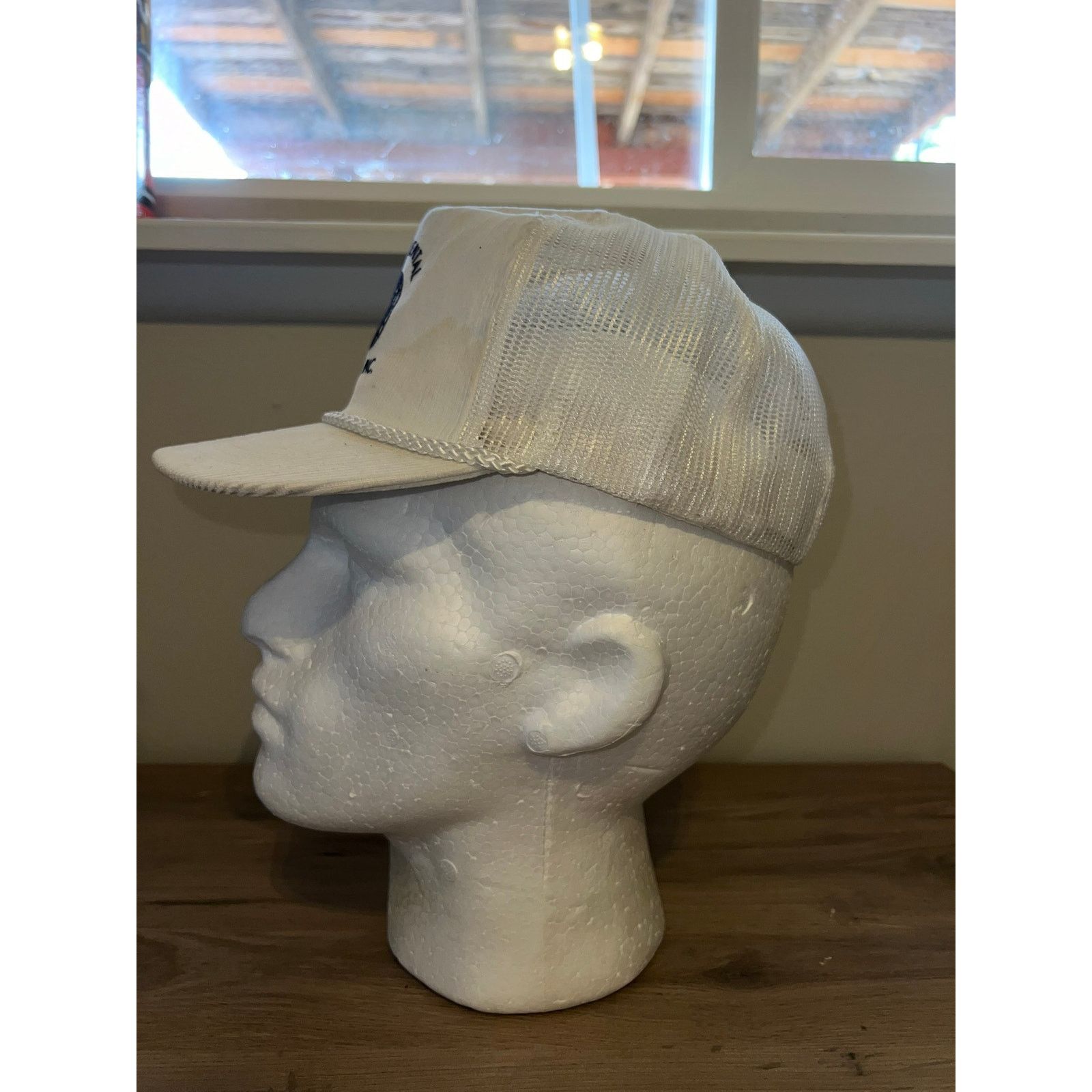 Vintage Vintage Continental Lime Inc. White Hat Headwear Corduroy Size ONE SIZE - 4 Thumbnail