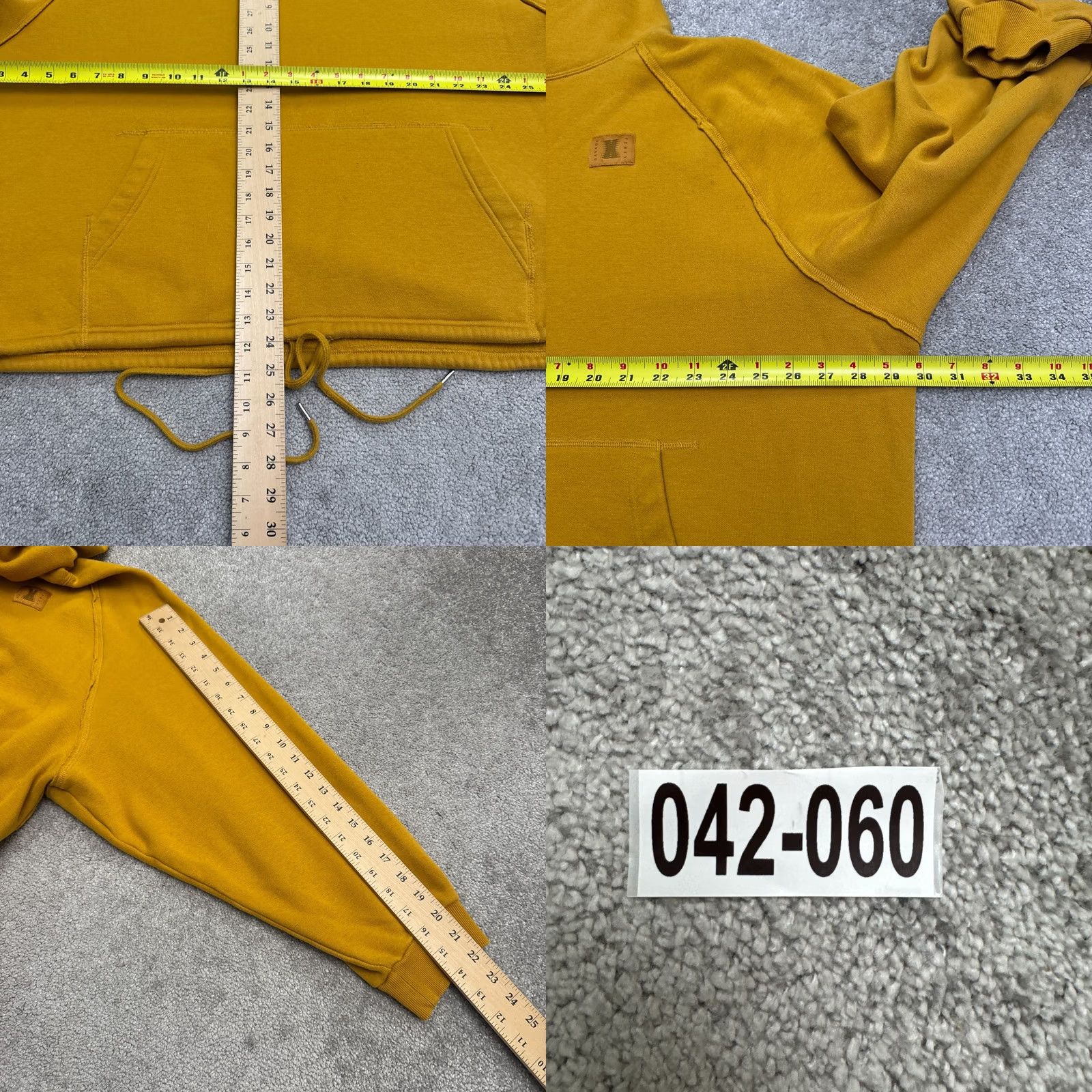 Vintage Savage x Fenty Pullover Hoodie Sweatshirt Women 2XL Mustard Raglan Fleece Casual Size XXL / US 16-18 / IT 52-54 - 8 Thumbnail