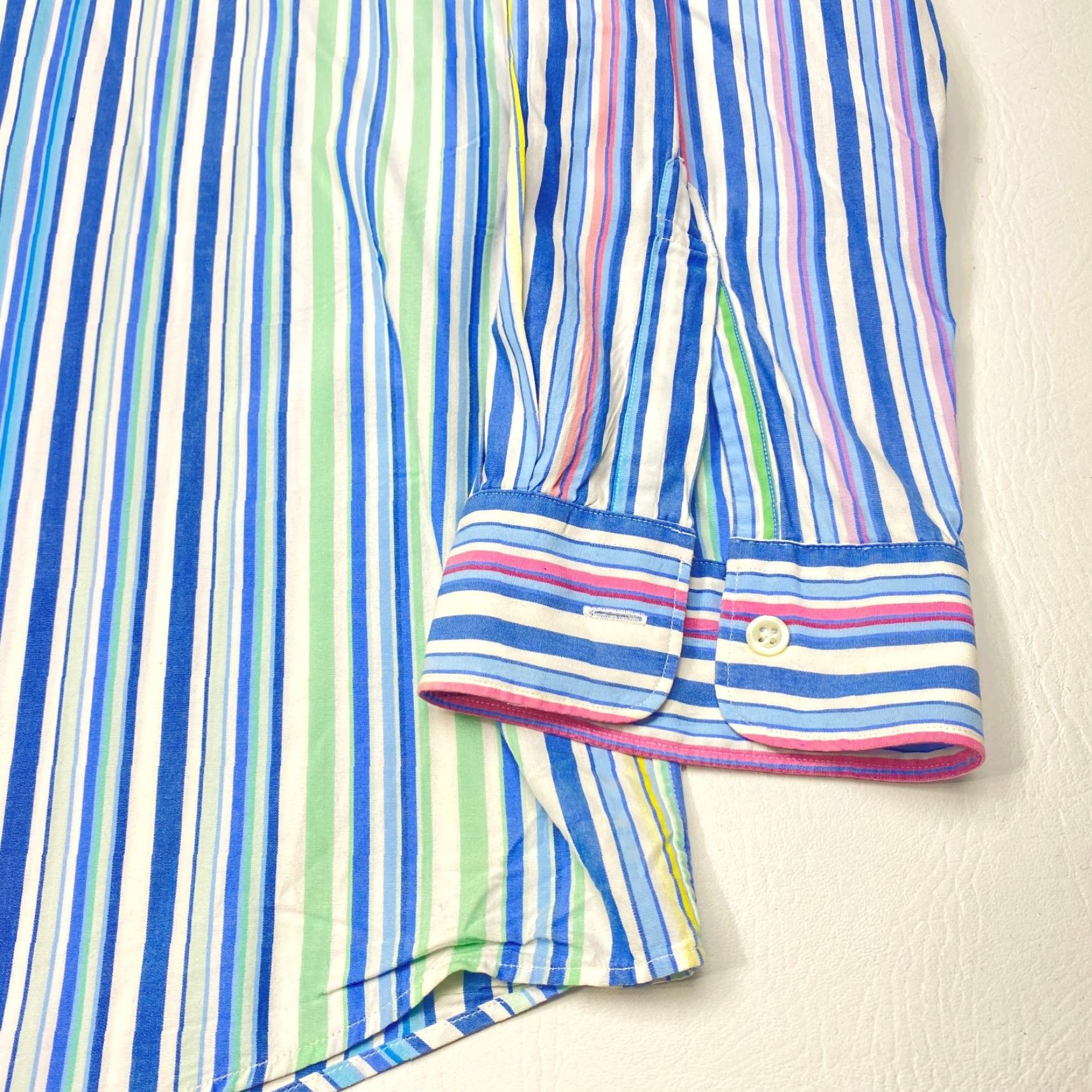 Polo Ralph Lauren Polo Ralph Lauren Westerton Shirt Men's 2XL Striped Long Sleeve Button Up 7884 Size US XXL / EU 58 / 5 - 4 Thumbnail
