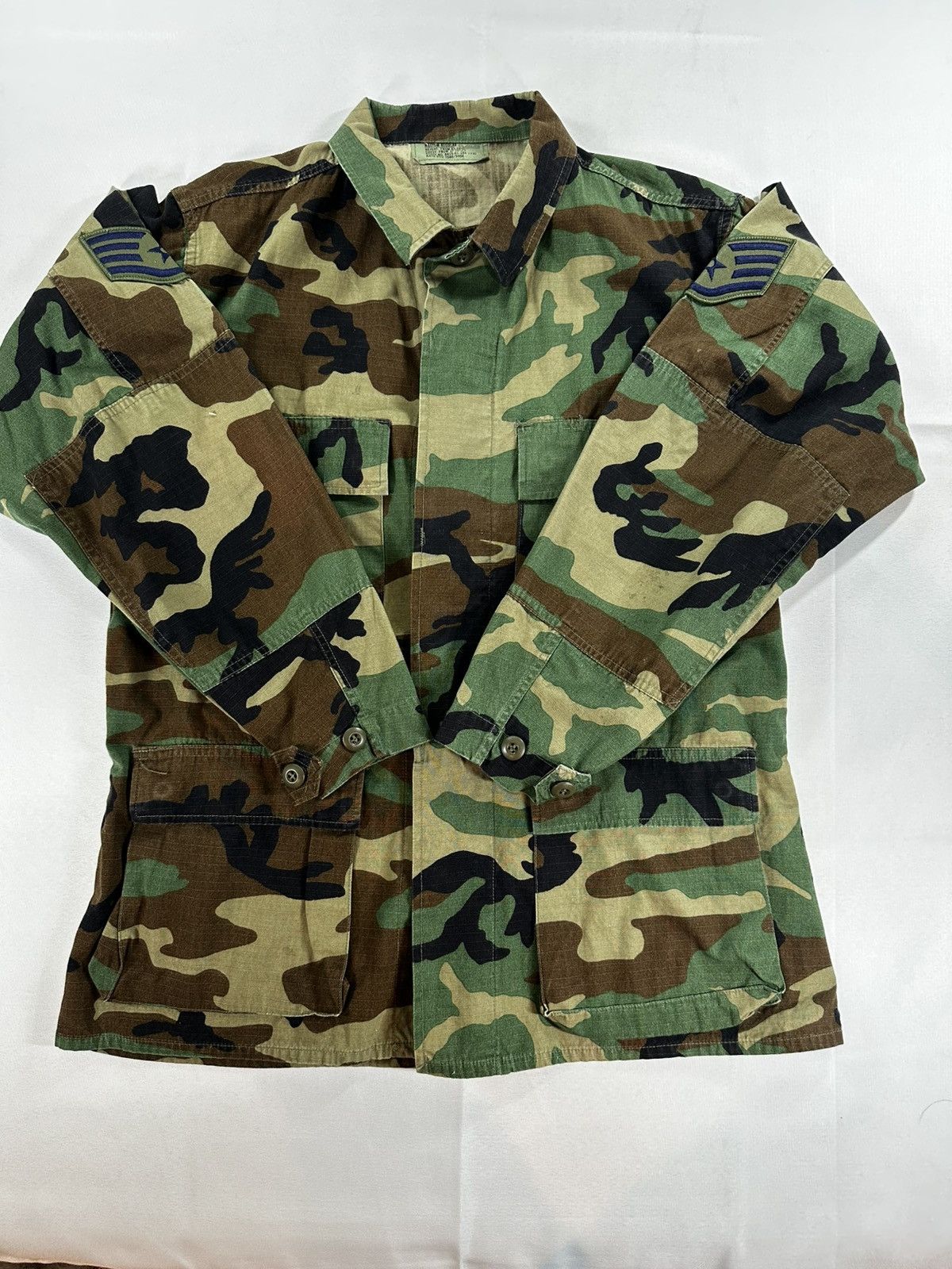 Other Vintage U.S. Military Woodland Camo Ripstop Field Jacket Size US M / EU 48-50 / 2 - 1 Thumbnail