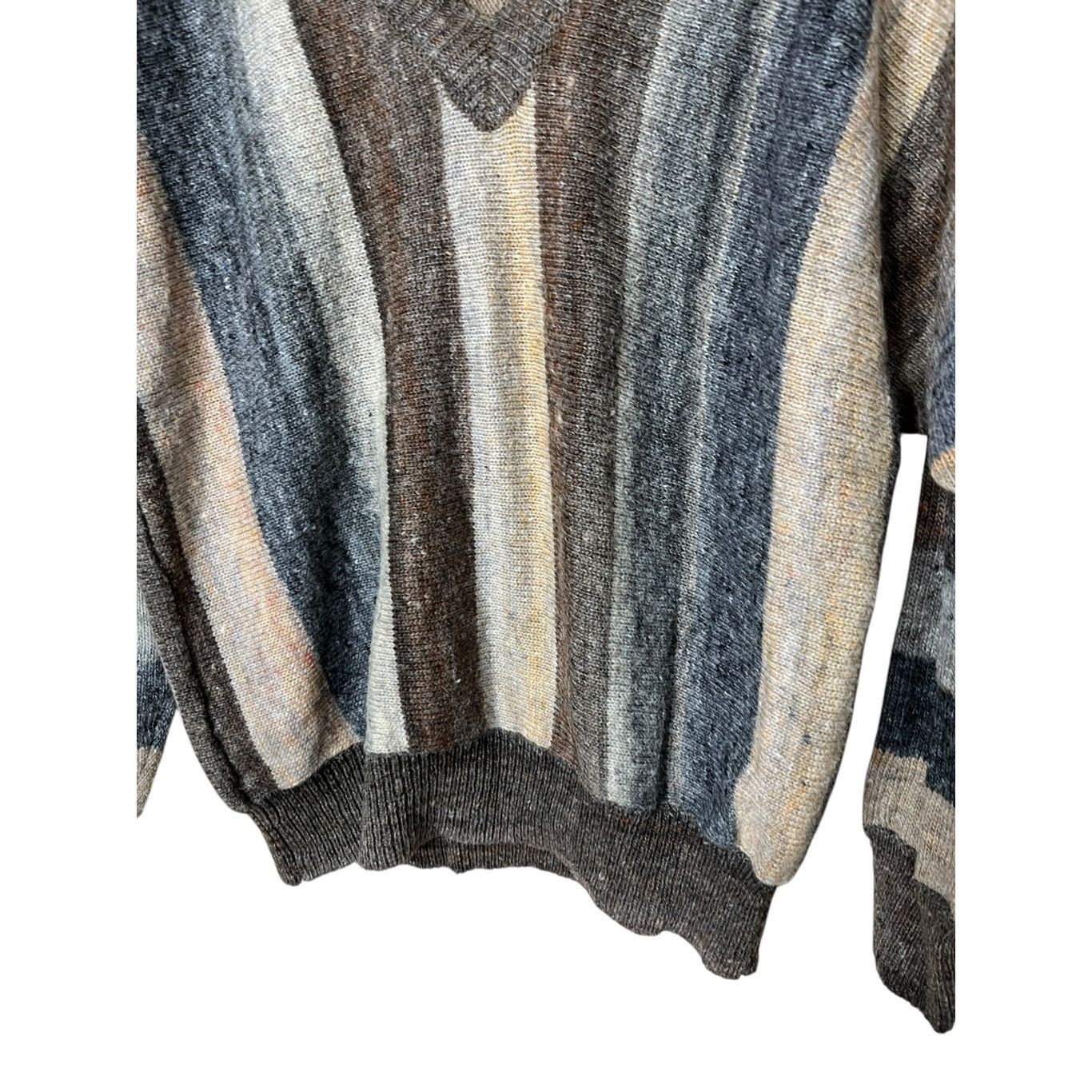 Other Vintage A’ Maglia Wool Blend Brown Earth Tones Sweater Size Size M / US 6-8 / IT 42-44 - 3 Thumbnail