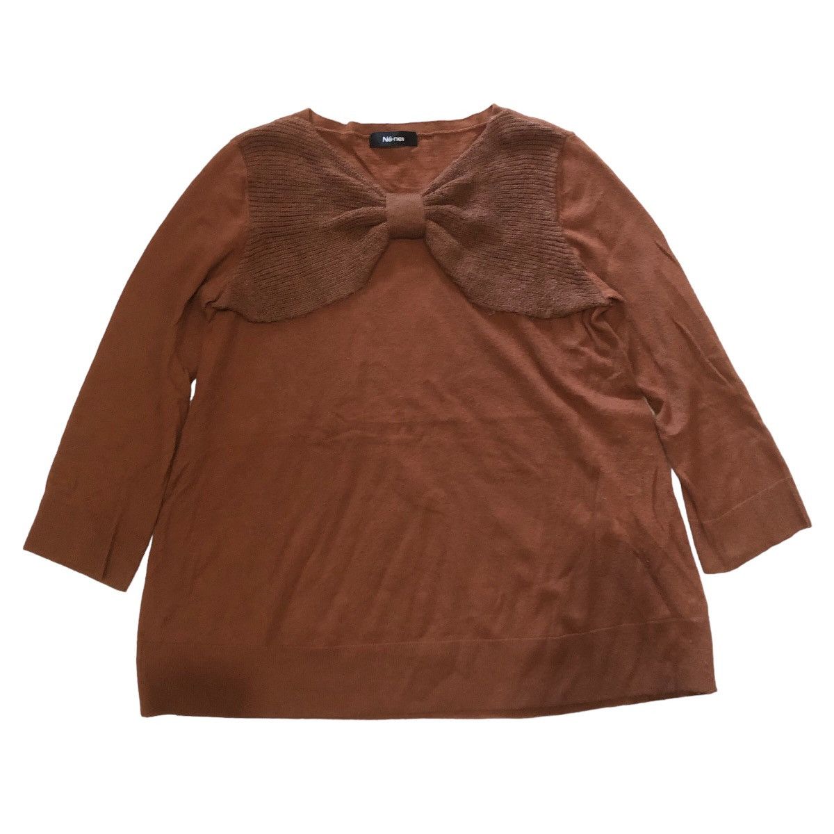 image of Ne-Net By Issey Miyake Shirt in Brown, Women's (Size Small)