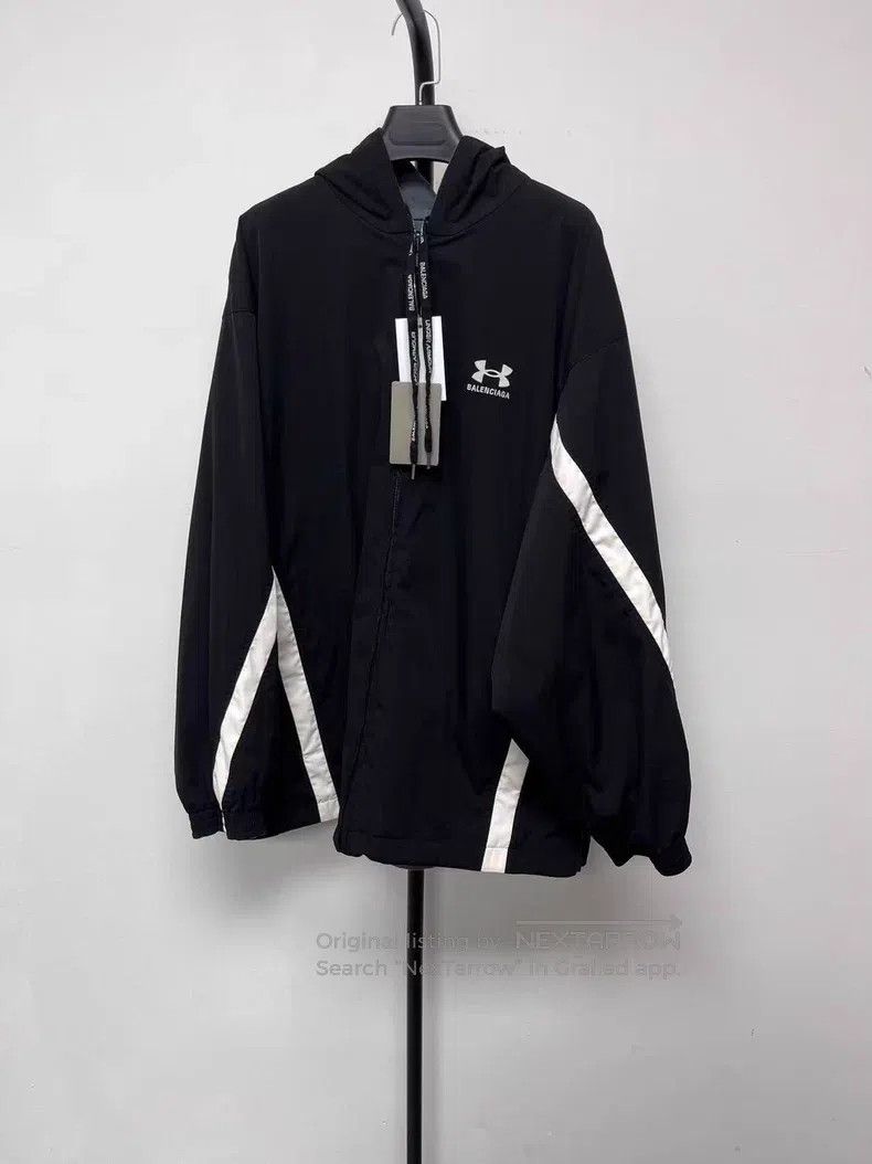 Balenciaga Balenciaga Double-Sided Sports Zipper Hooded Jacket Size US S / EU 44-46 / 1 - 1 Thumbnail