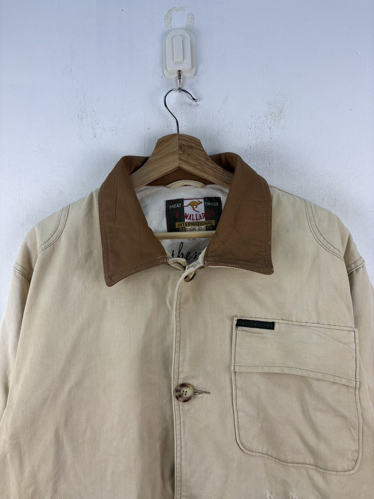 Vintage Vintage Sunfaded Wallaroo Chore Jacket Worker Denim Size US M / EU 48-50 / 2 - 4 Thumbnail