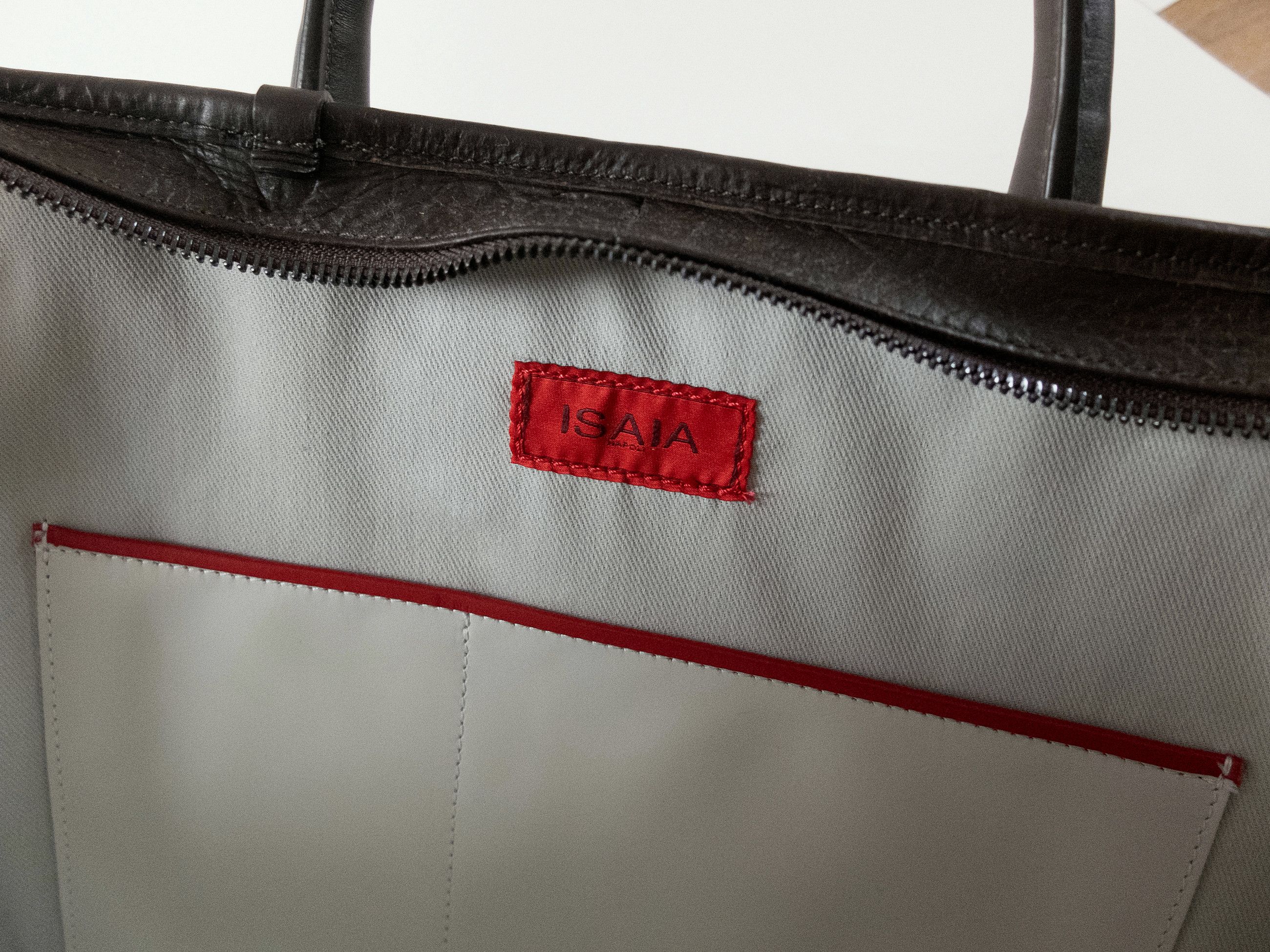 Isaia ISAIA Napoli dark brown leather briefcase bag authentic Size ONE SIZE - 12 Thumbnail