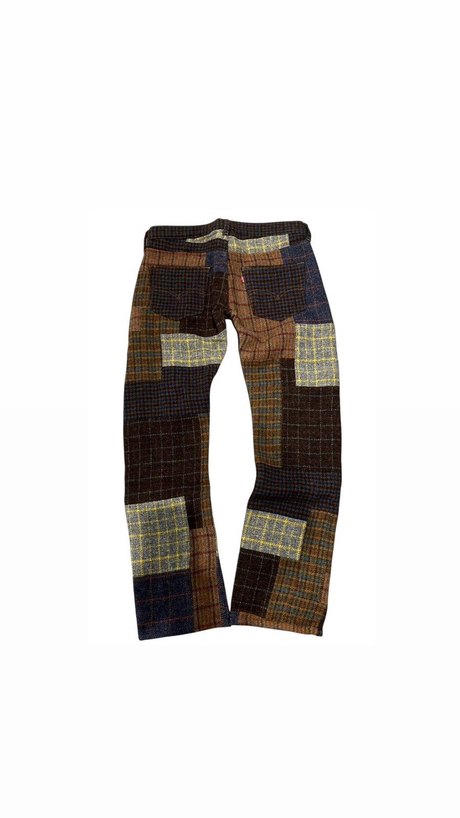 Junya Watanabe AW02 Harris Tweed Patchwork FW2002 Size US 32 / EU 48 - 2 Thumbnail