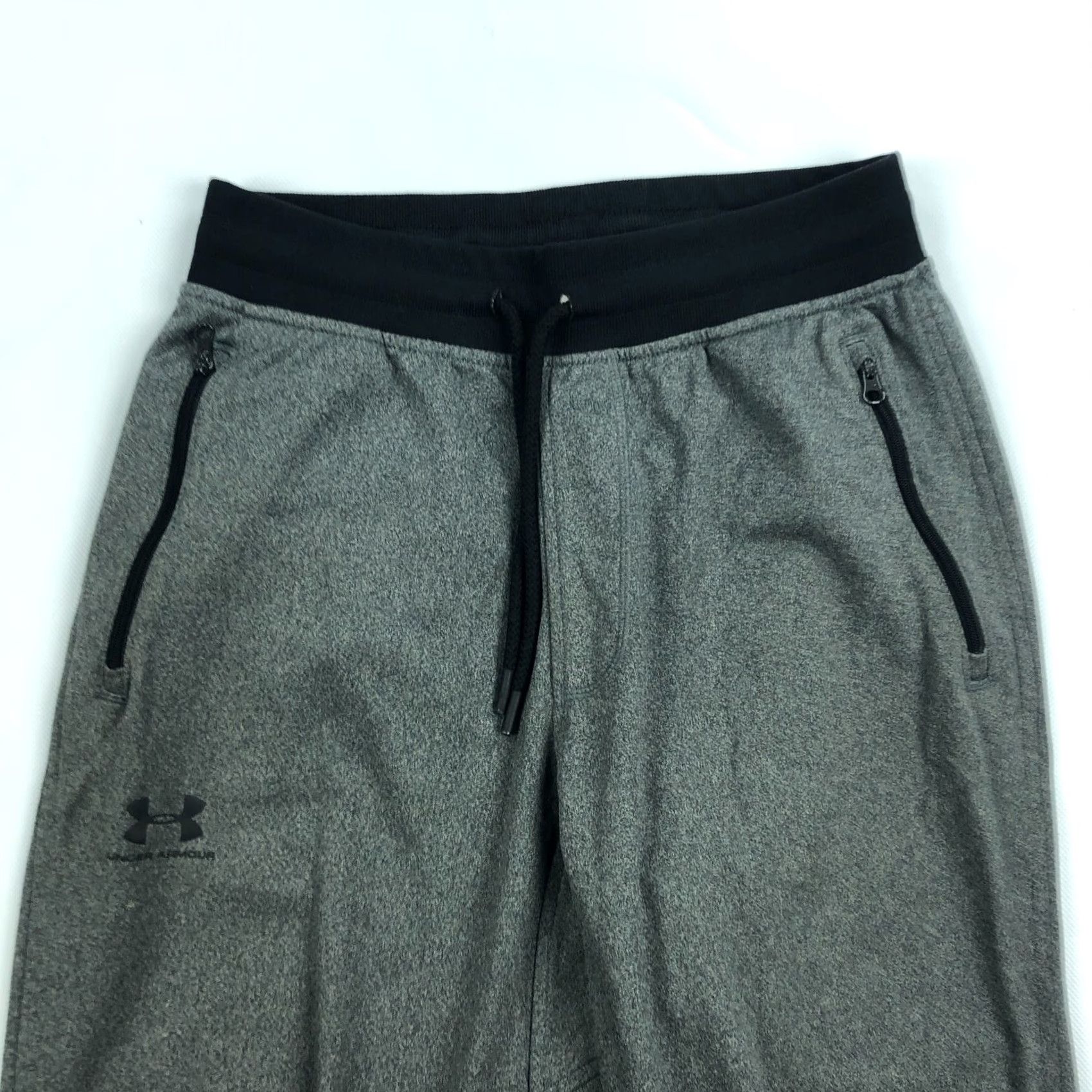Under Armour Under Armour Sportstyle Tricot Jogger Mens Small Sweatpants Gray 28 in Inseam Pockets Elastic Waist Activewear Size US 29 - 2 Thumbnail