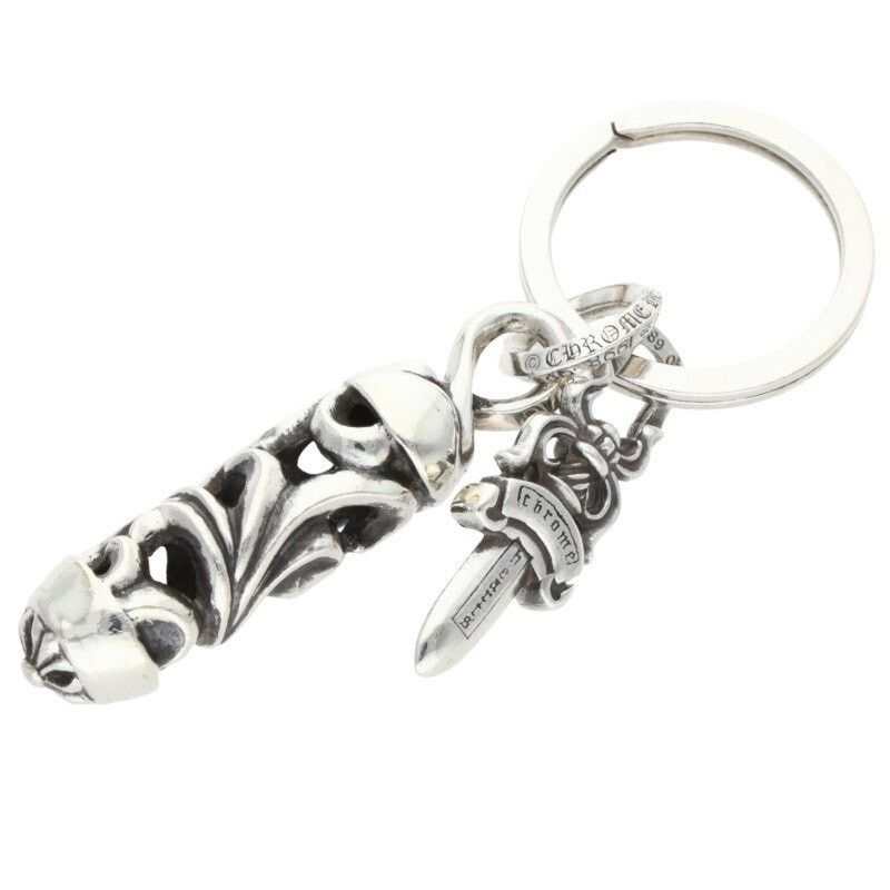 Chrome Hearts Chrome Hearts ROLLER No5 Dagger Key Ring Silver Size ONE SIZE - 2 Thumbnail