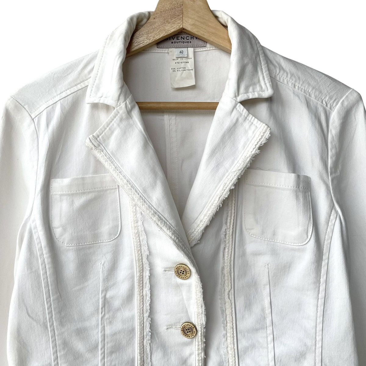 Givenchy Givenchy Boutiques Paris WMN Designer Casual Blazer Size S / US 4 / IT 40 - 3 Thumbnail