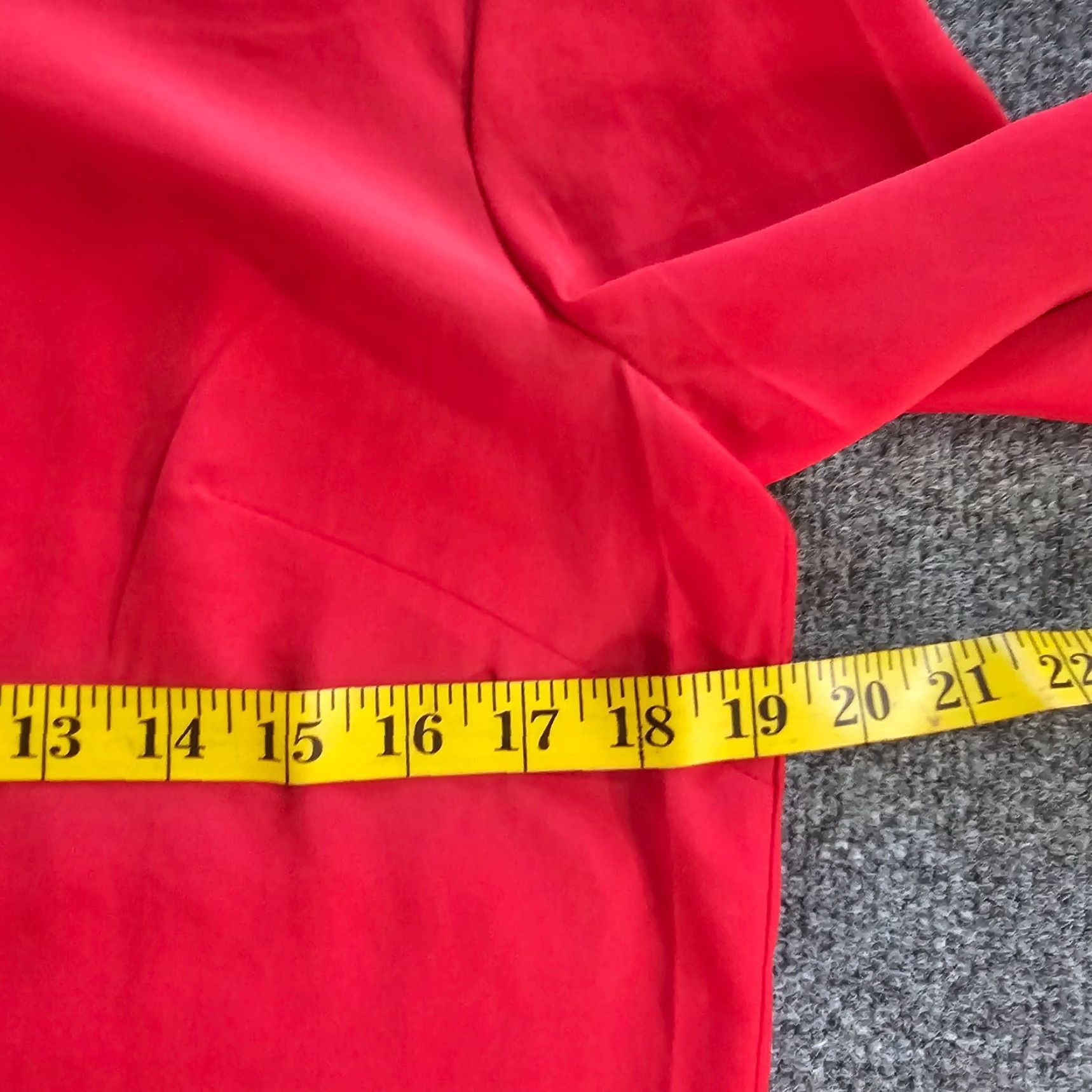 Armani Exchange Armani Exchange Dress Womens Medium Red Sheath Long Sleeve Holiday Cocktail Dress Size M / US 6-8 / IT 42-44 - 5 Thumbnail