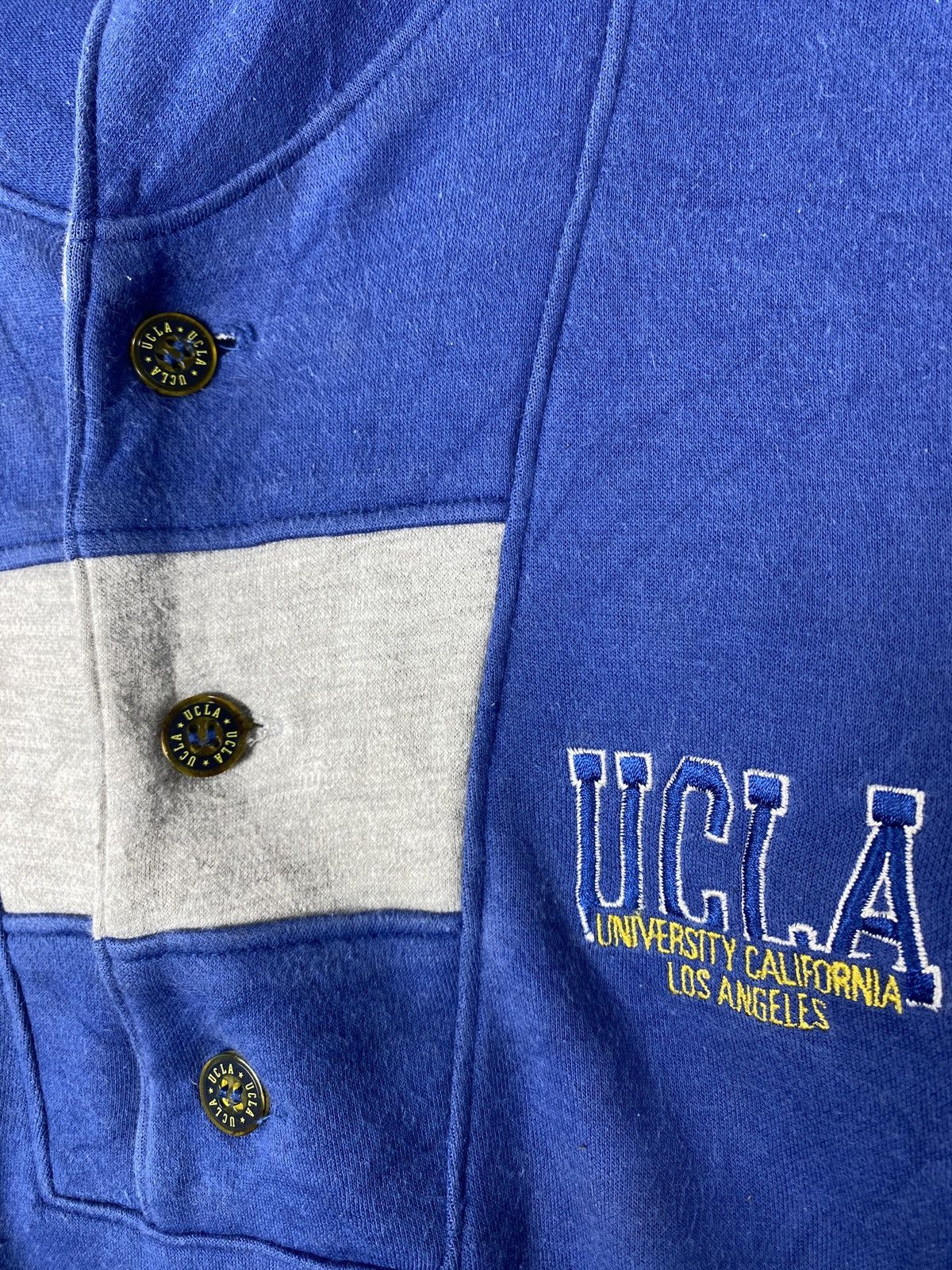 Vintage Vintage UCLA University Half Button Sweatshirts Size US M / EU 48-50 / 2 - 5 Thumbnail