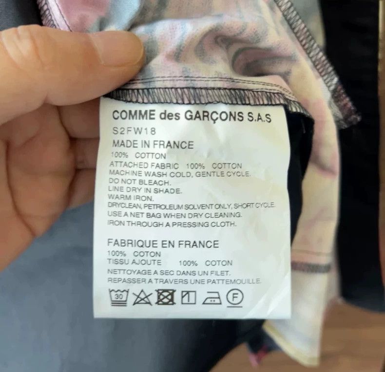 Comme des Garcons Comme Des Garcons Co branded printed shirt 2505-Nextarrow Size US S / EU 44-46 / 1 - 6 Thumbnail