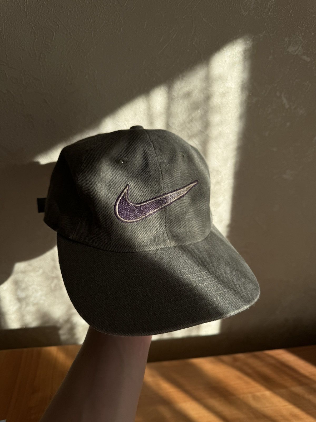 Nike Vintage Nike Big Swoosh Embroidered Cap – Olive / Sage Green Size ONE SIZE - 6 Thumbnail