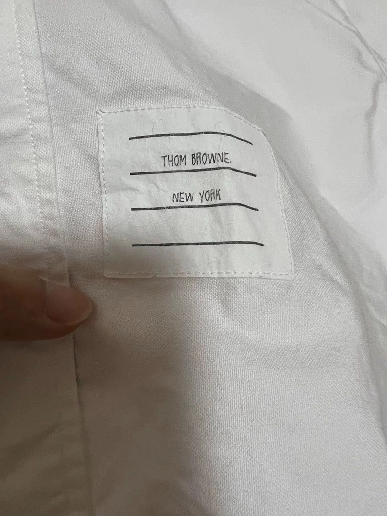 Thom Browne Thom Browne White Oxford shirt Size US S / EU 44-46 / 1 - 2 Thumbnail