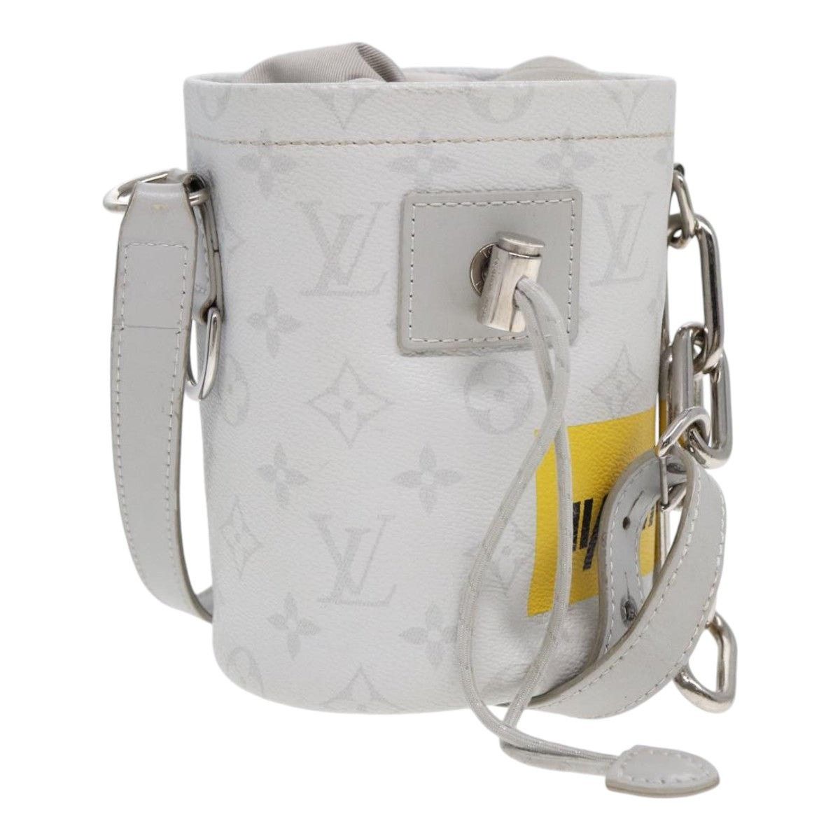 Louis Vuitton Monogram White Chalk Nanobag Shoulder Bag in Brown, Women's