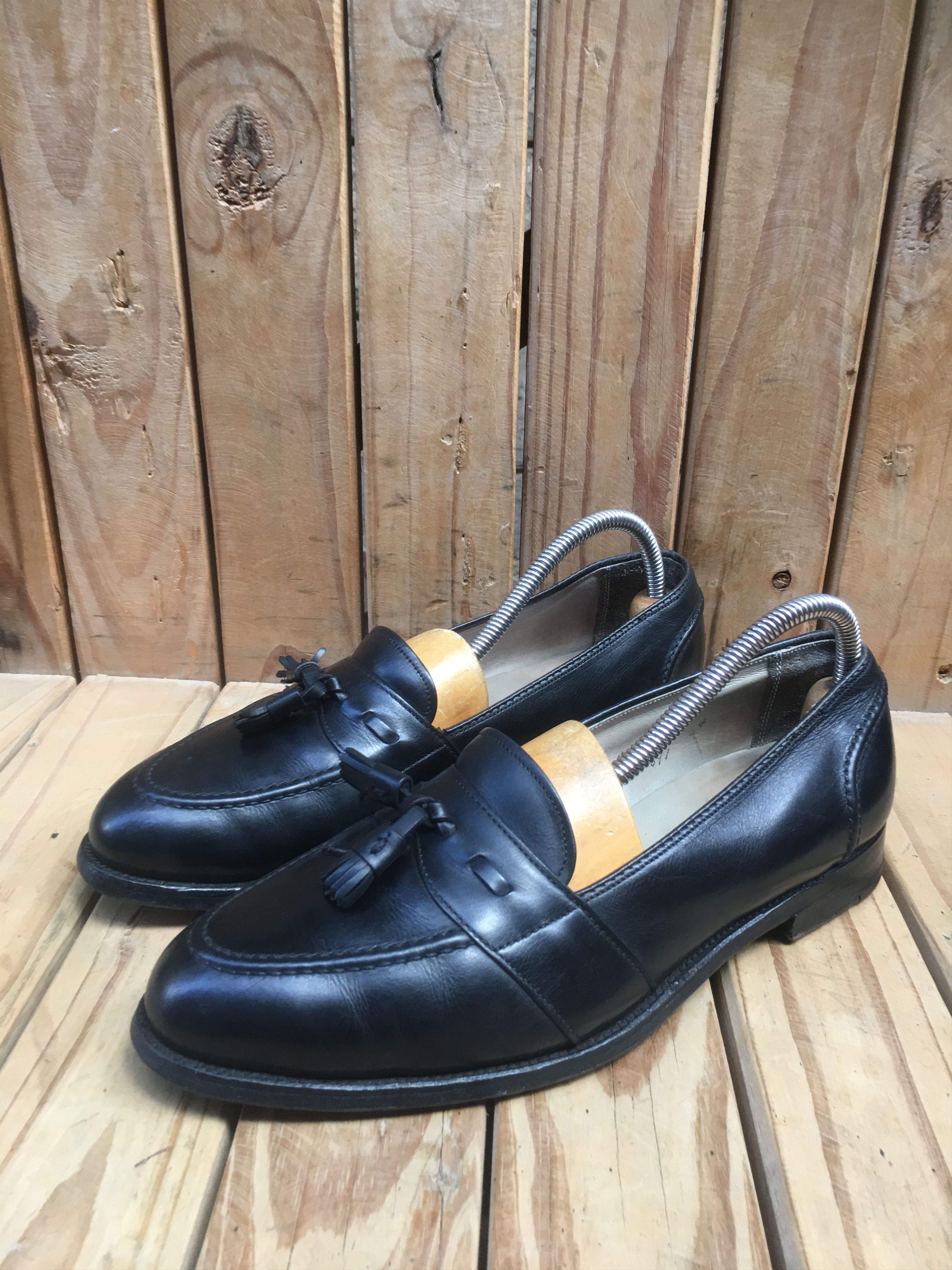 Alden Alden 691 calfskin black Shoe Tassle Loafers Size US 9 B/D  