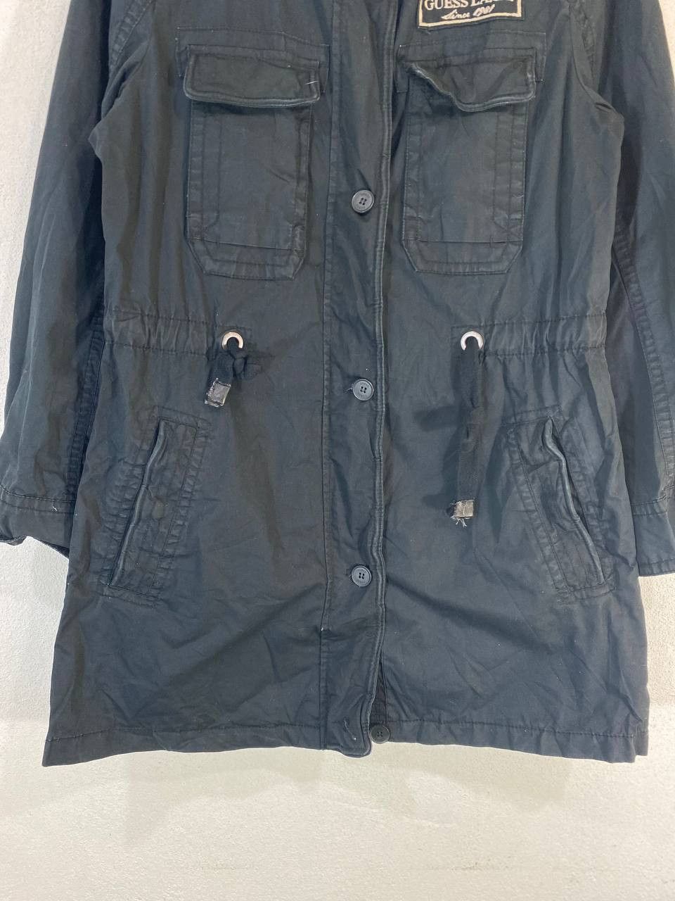 Guess guess black parka jacket very nice design Size US S / EU 44-46 / 1 - 3 Thumbnail