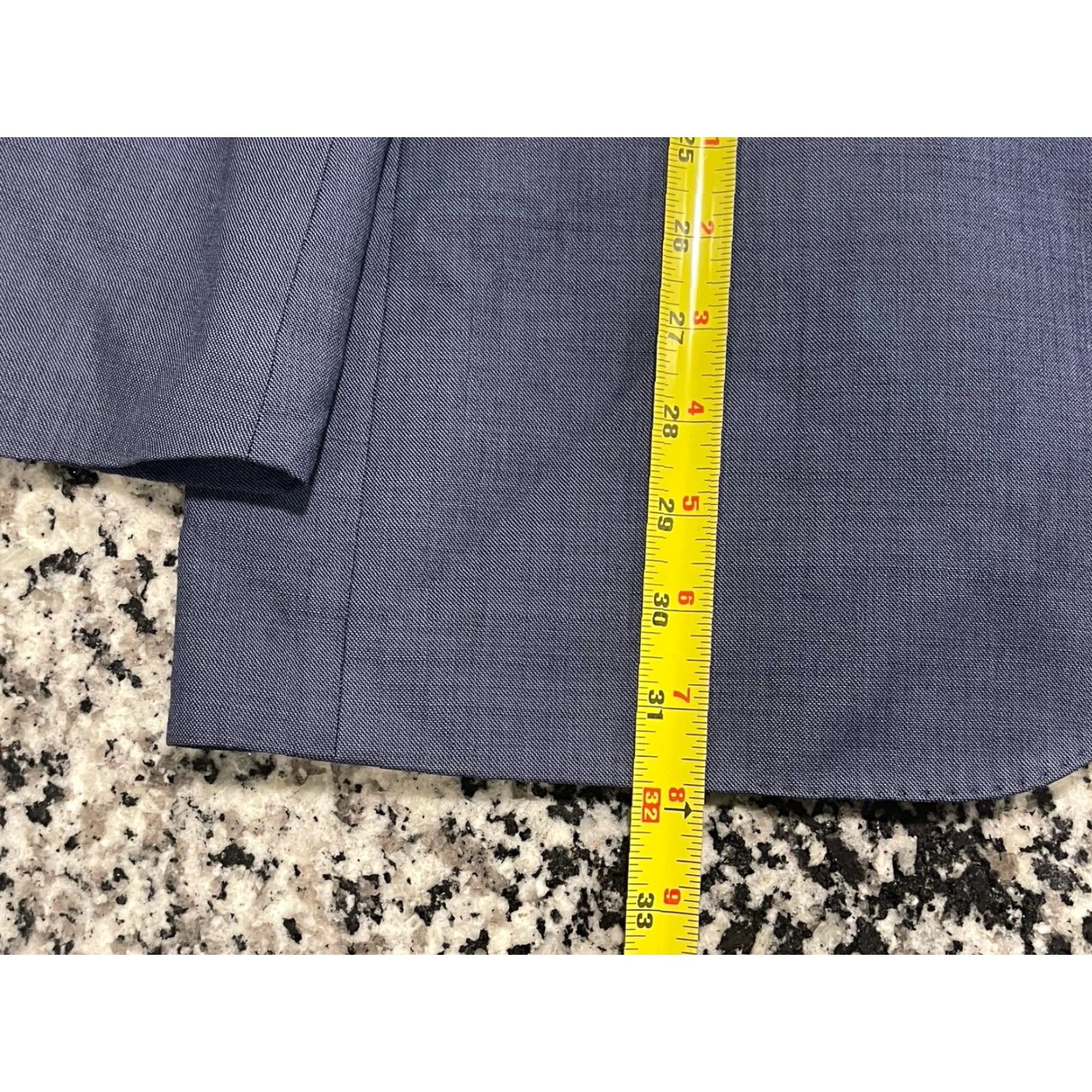 J.Crew J Crew Ludlow Blazer Jacket 42L Blue Tollegno 1900 100% Wool Made In Italy Size 42R - 7 Thumbnail