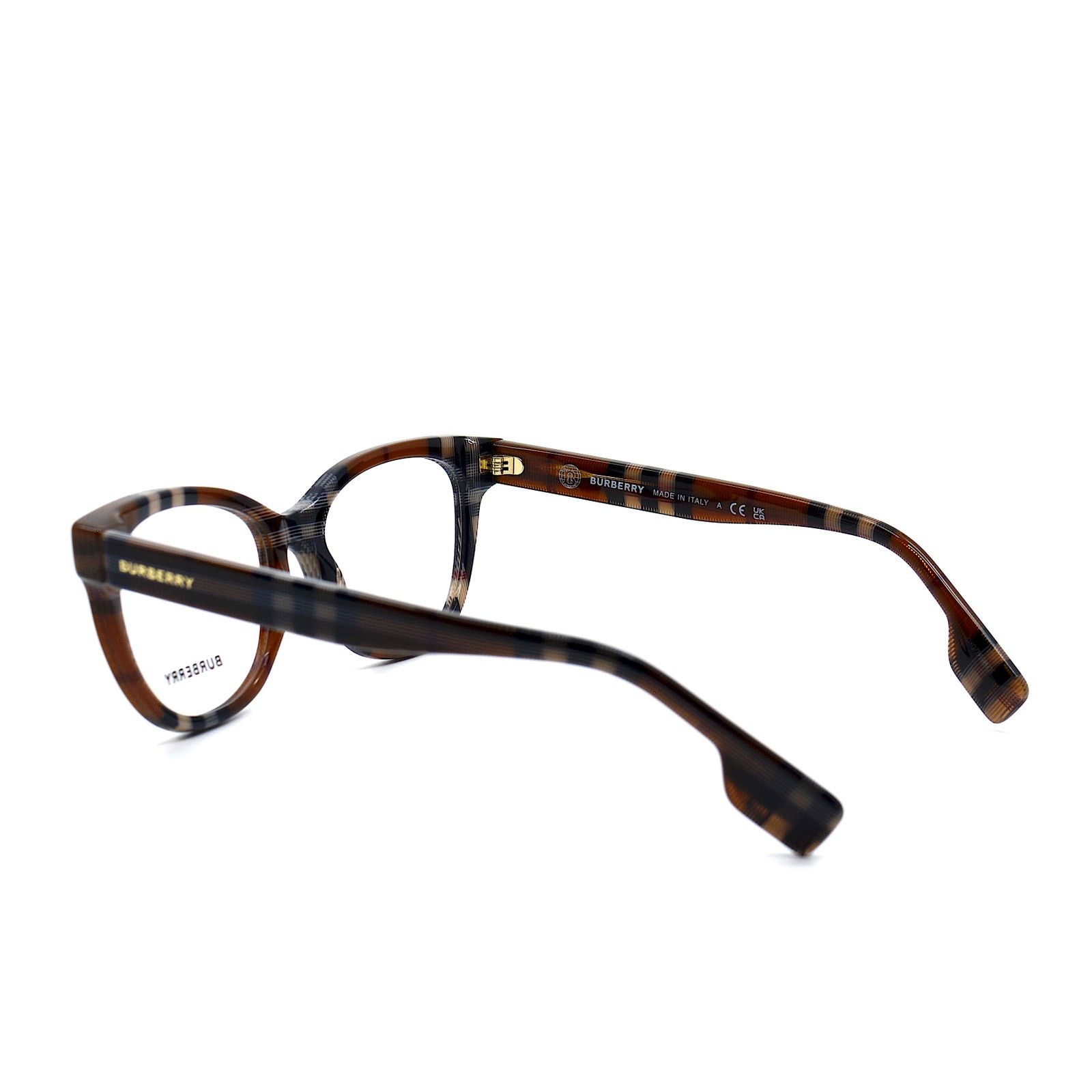 Burberry NEW BURBERRY BE2375 3966 CHECK BROWN EYEGLASSES FRAME Size ONE SIZE - 6 Thumbnail