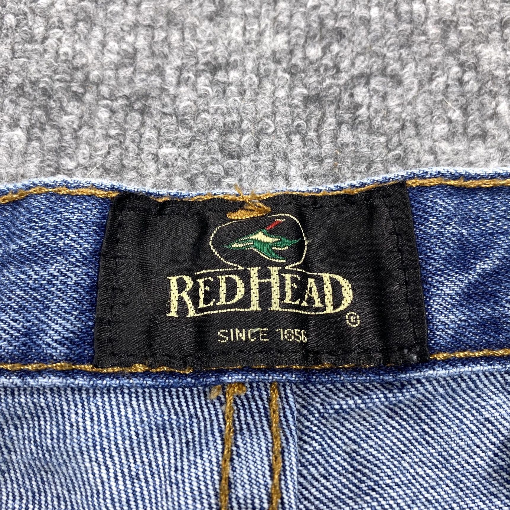 Denime RedHead Jeans Mens 40x32 Blue Straight Classic Fit Medium Wash Denim Pockets Size US 40 / EU 56 - 5 Thumbnail