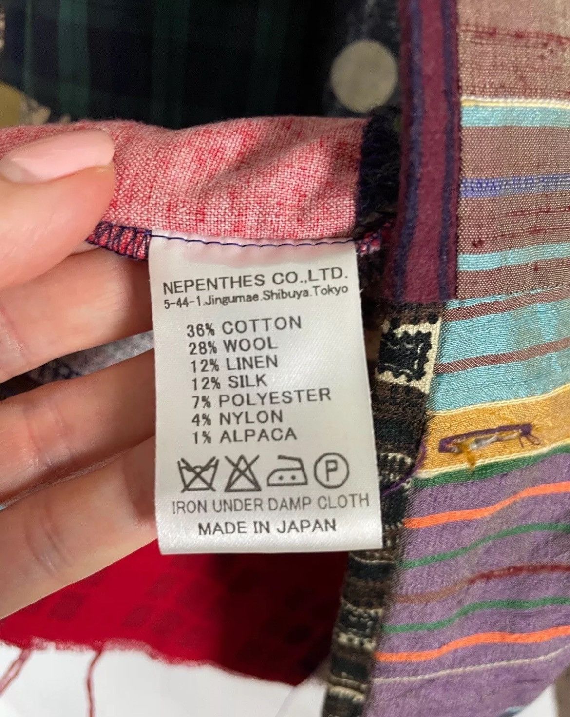 Needles × Nepenthes NEEDLES Mixed Fabric Patchwork Camp Shirt Men’s S Rebuild Size US S / EU 44-46 / 1 - 4 Thumbnail
