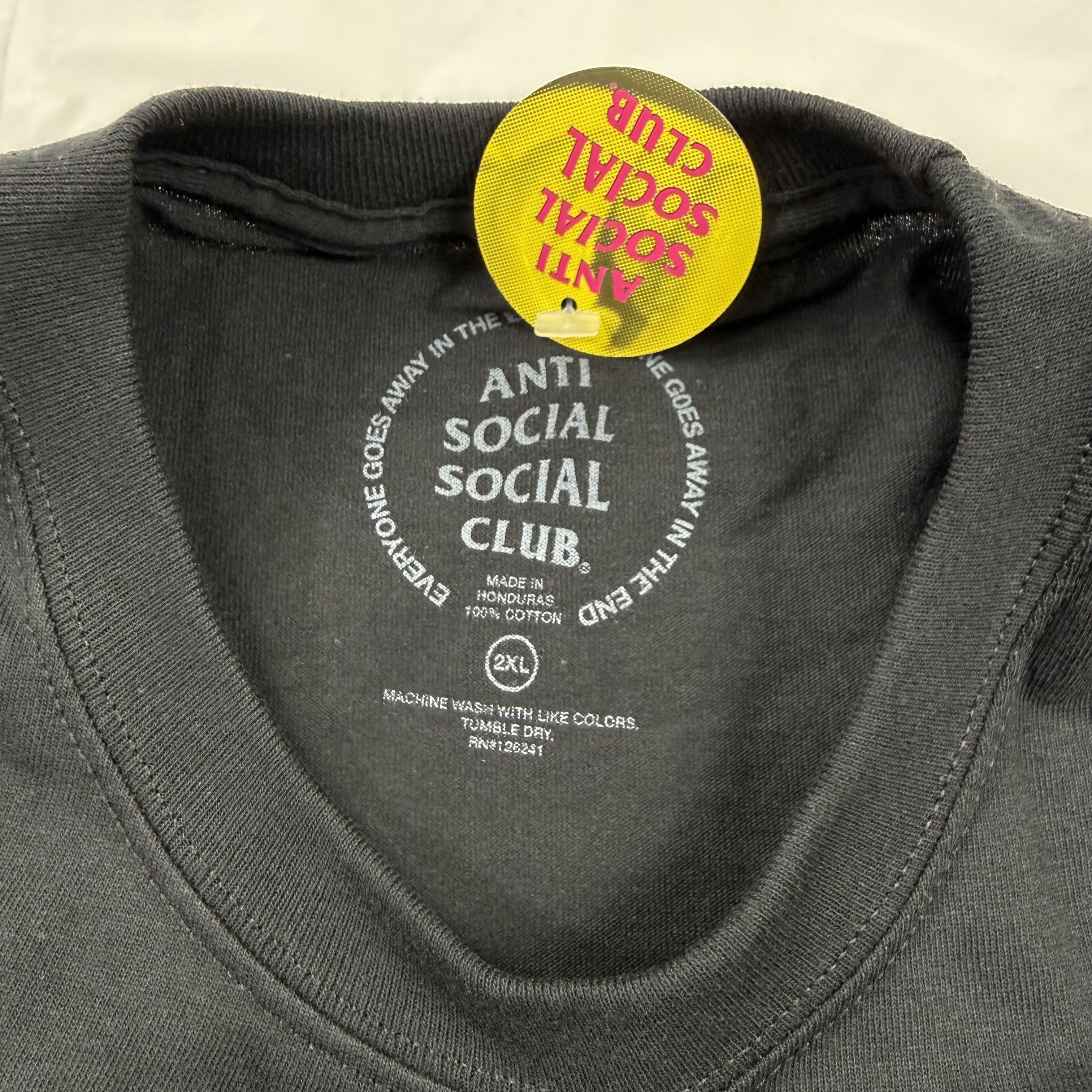 Anti Social Social Club Anti Social Social Club ASSC Portrait Motion Graphic Tee Size US XXL / EU 58 / 5 - 6 Thumbnail