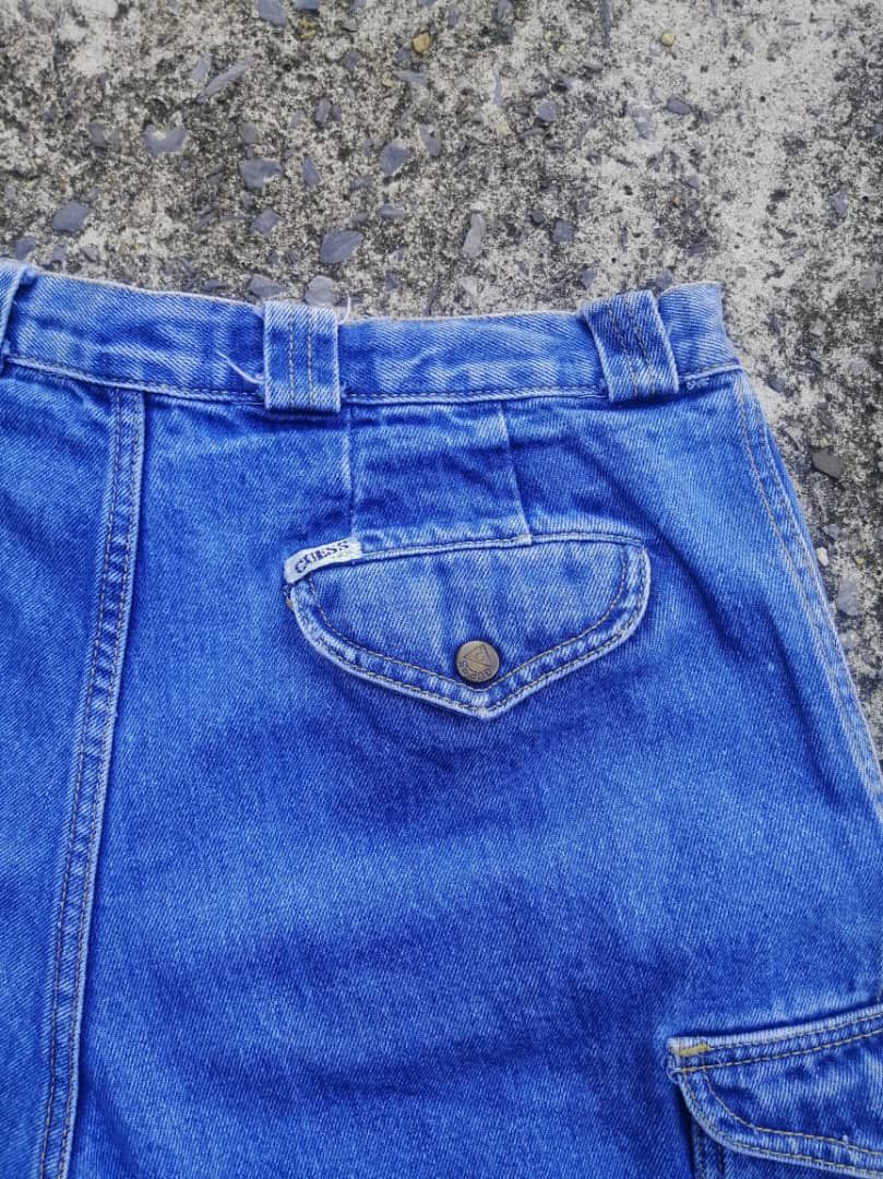 Georges Marciano × Guess × Vintage Vintage Guess Shorts Denim Jeans Size US 31 - 3 Thumbnail