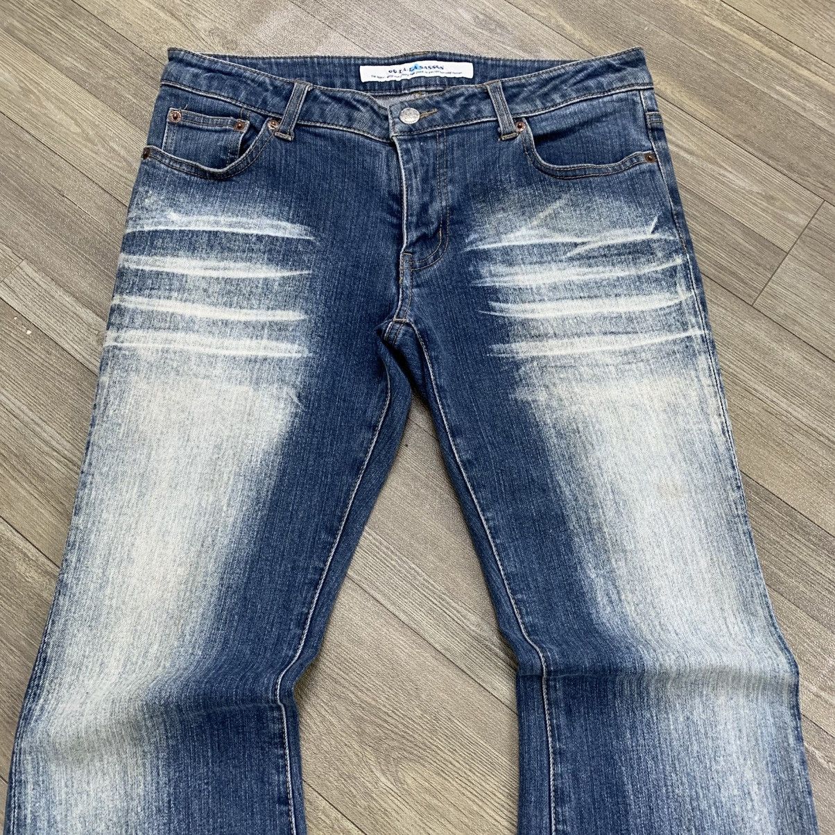 If Six Was Nine × Japanese Brand × Le Grande Bleu (L.G.B.) LGB Style💥Oo-La-La Sasson Bootcut Flared Nice Faded Jeans Size US 29 - 4 Thumbnail