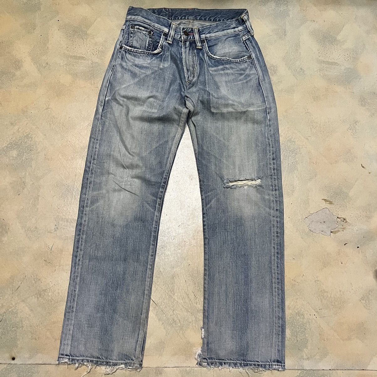 Edwin Distressed Design Denim Jeans