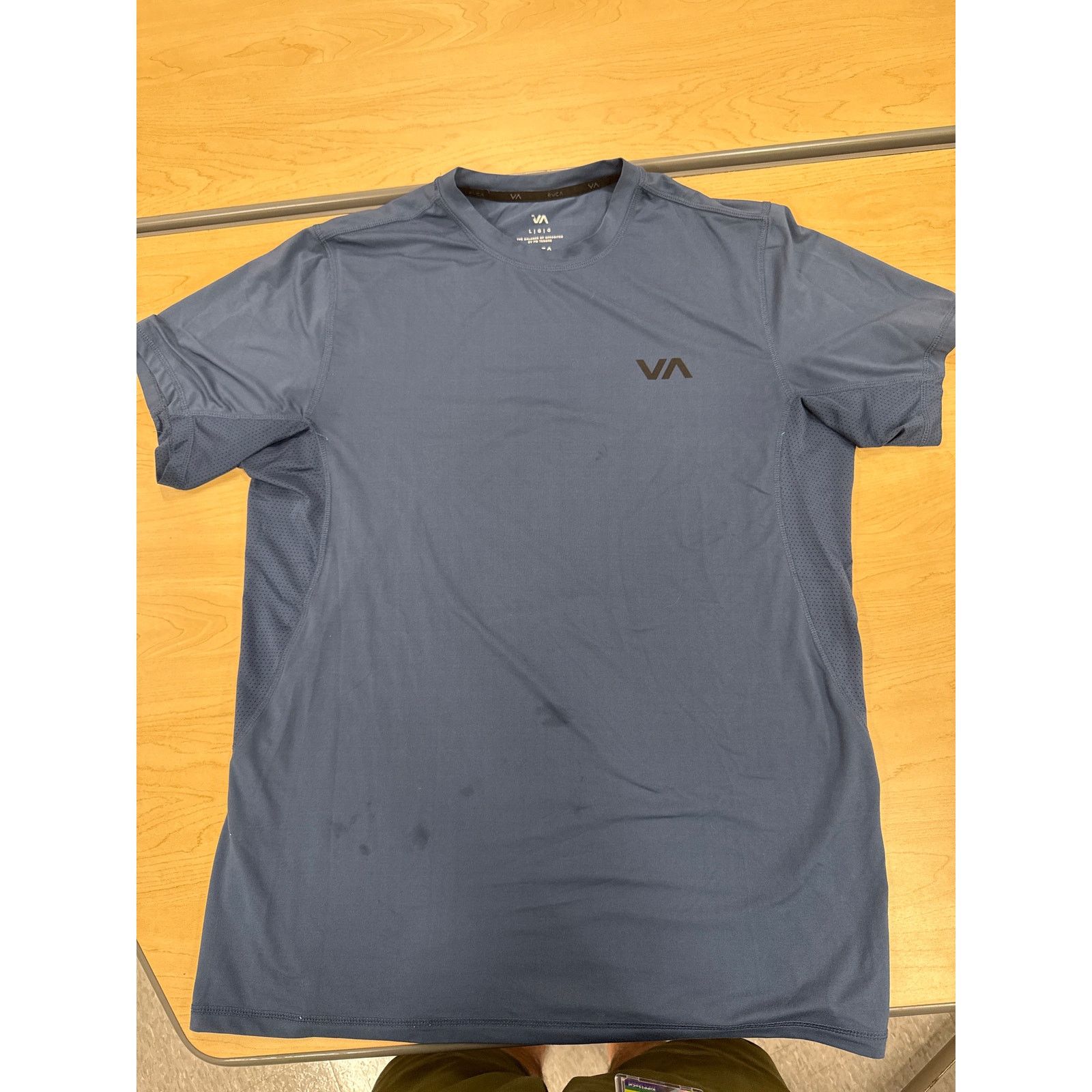 RVCA RVCA Performance Training Shirt Navy Blue Men’s Large Size US L / EU 52-54 / 3 - 1 Thumbnail